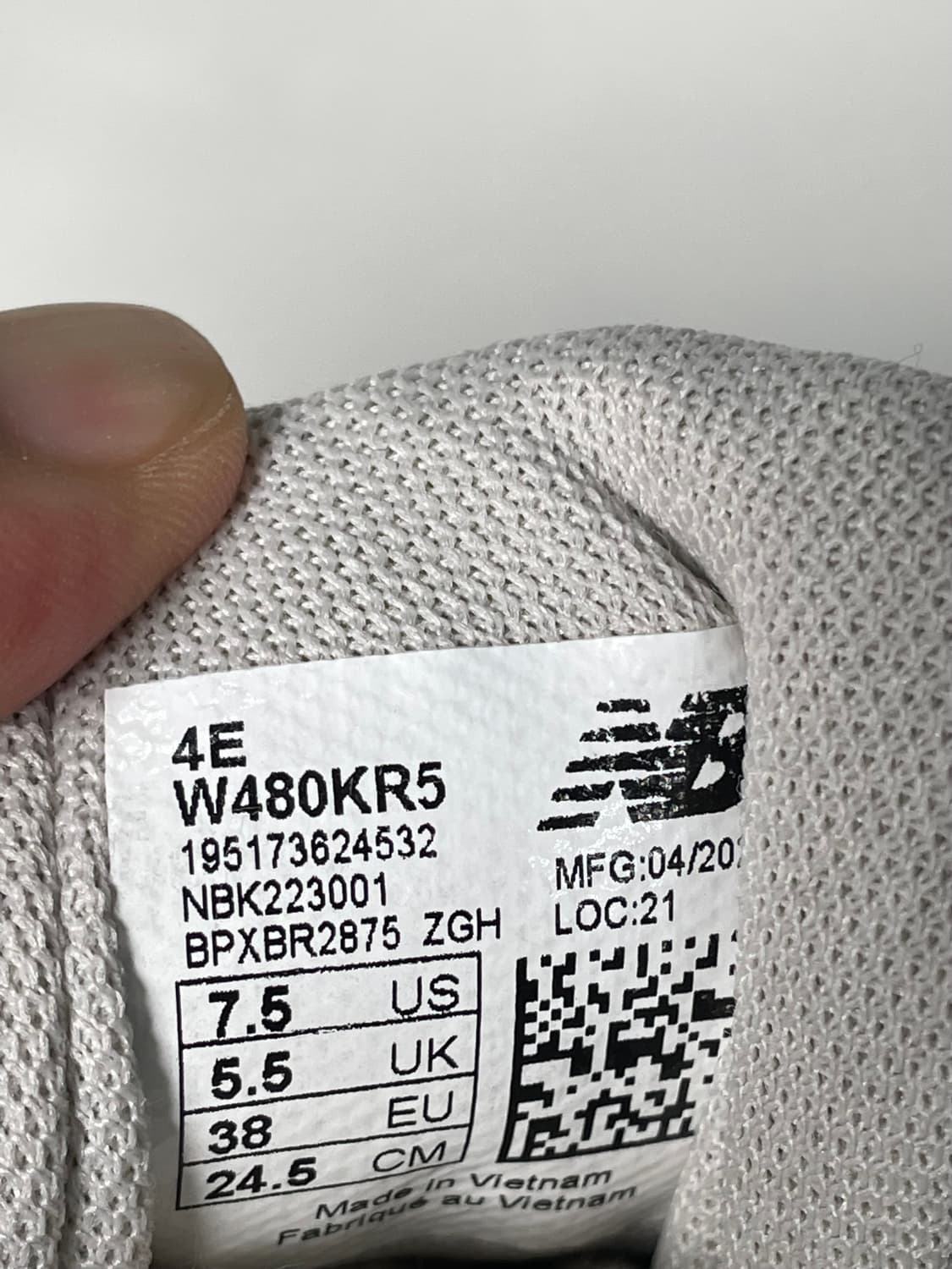 뉴발란스 480 v5 운동화 스니커즈 신발  상품이미지5