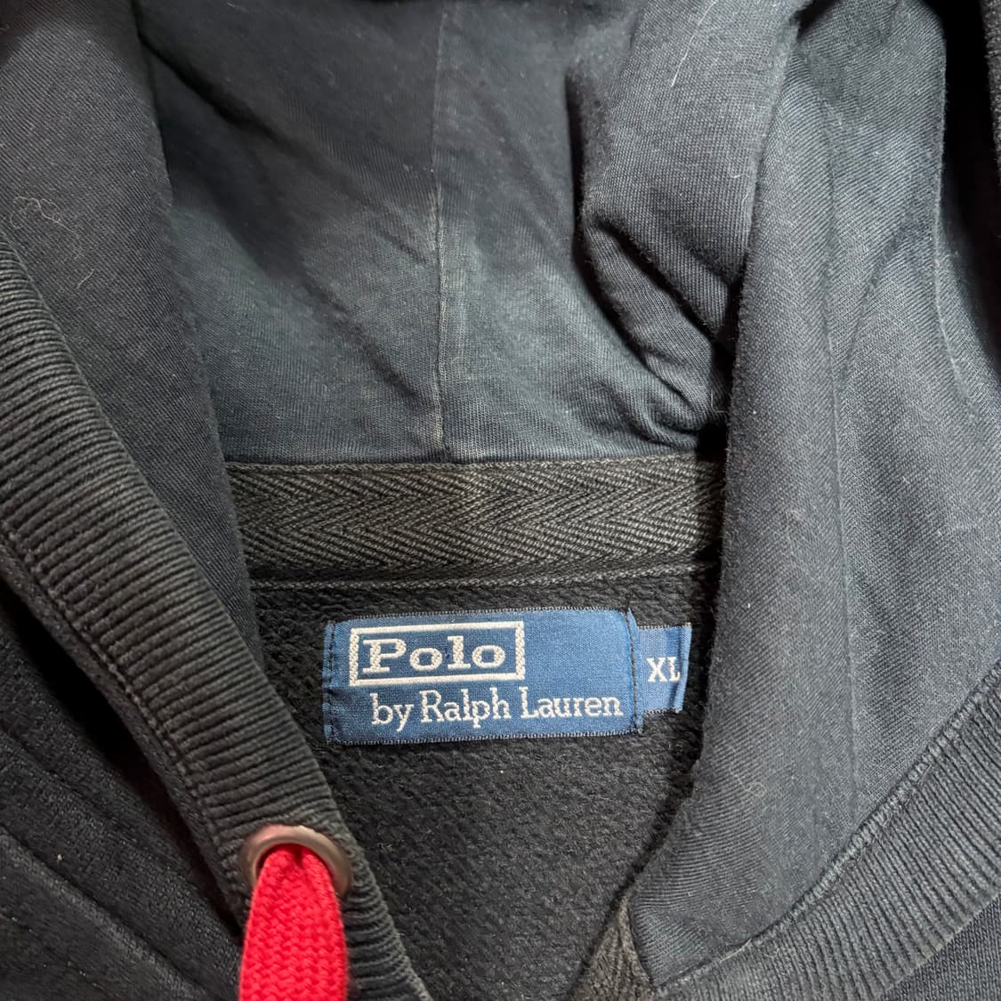 폴로 mercer 블랙 후드집업 XL 상품이미지5