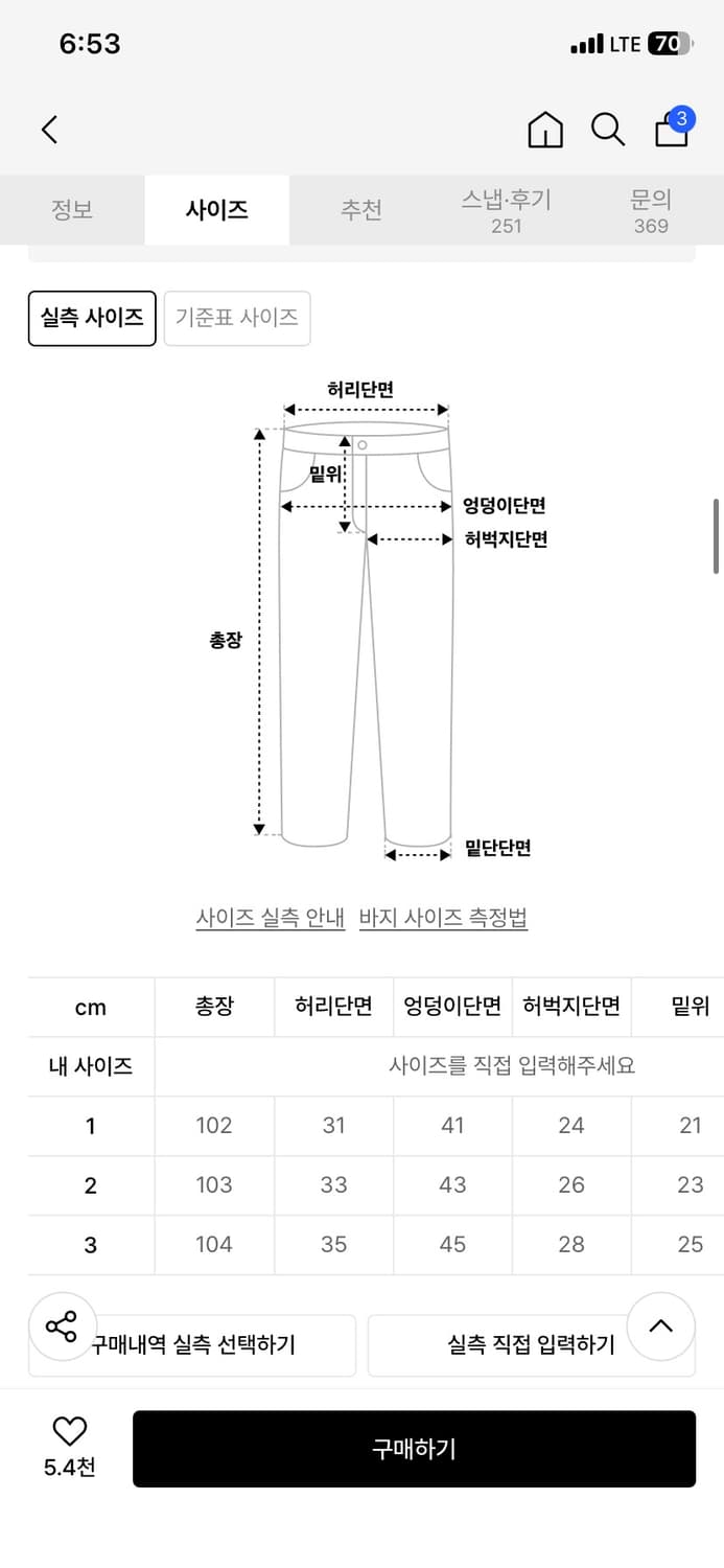 오도어 빈티지 로우진 in blue 1size 상품이미지2