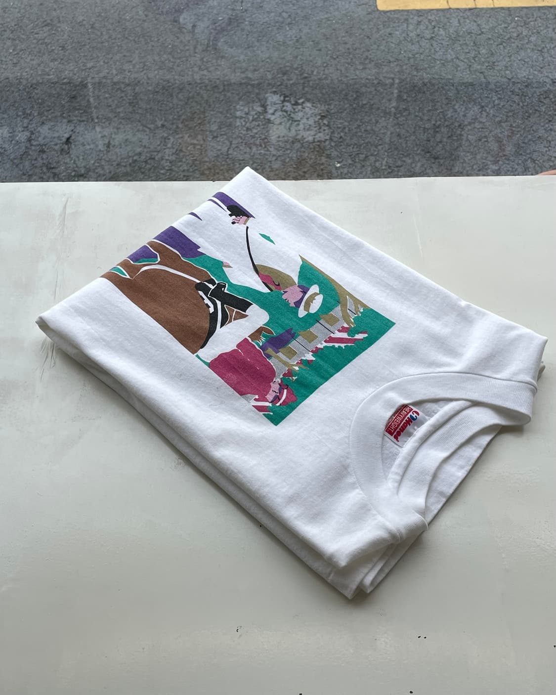 90‘s USA “The Travers” T-shirt M 상품이미지8