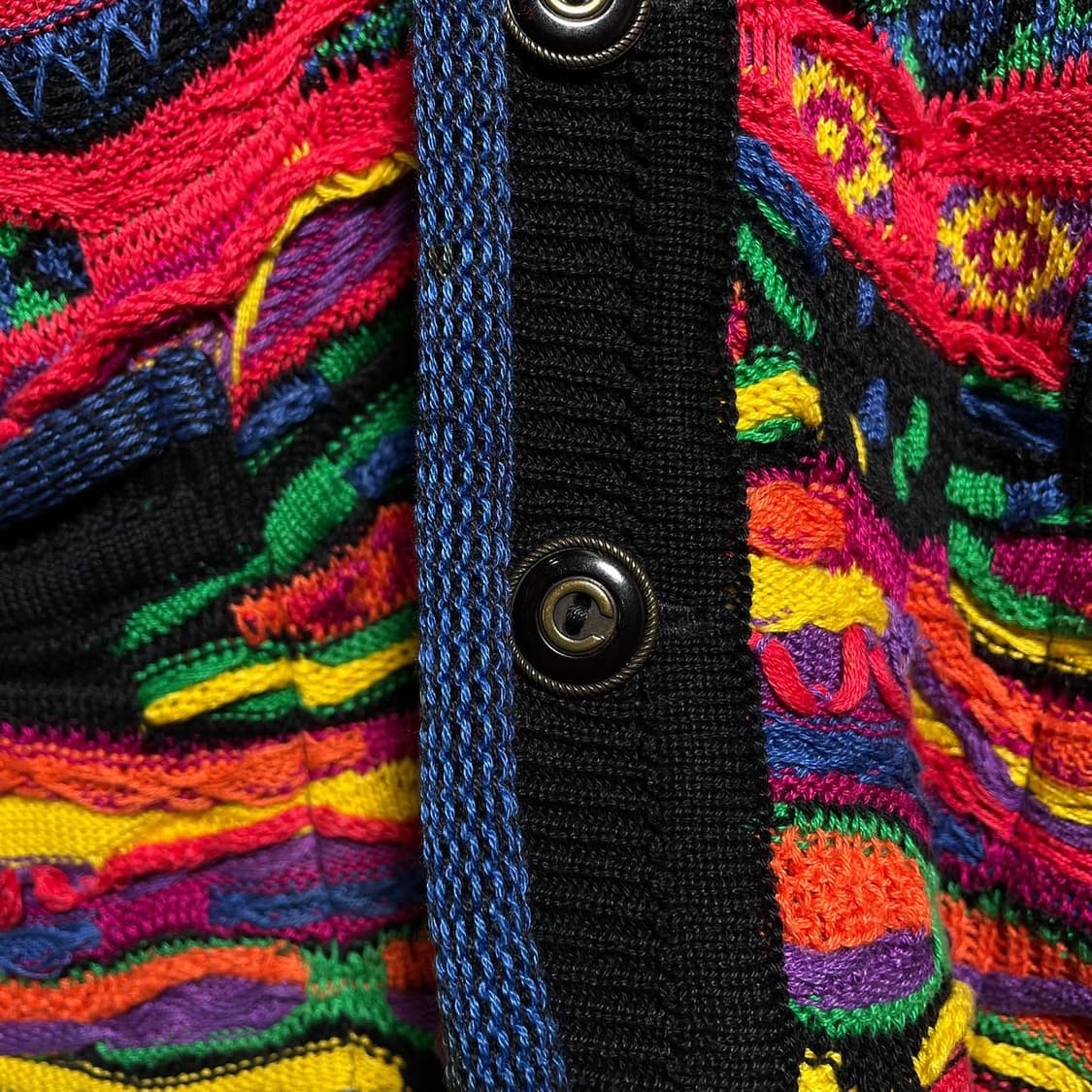 쿠지 케이블 V넥 가디건 상품이미지5