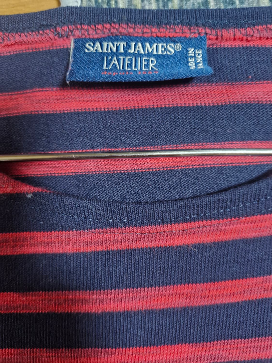 여성 세인트제임스 밍콰이덤 스트라이프 긴팔 L 상품이미지2