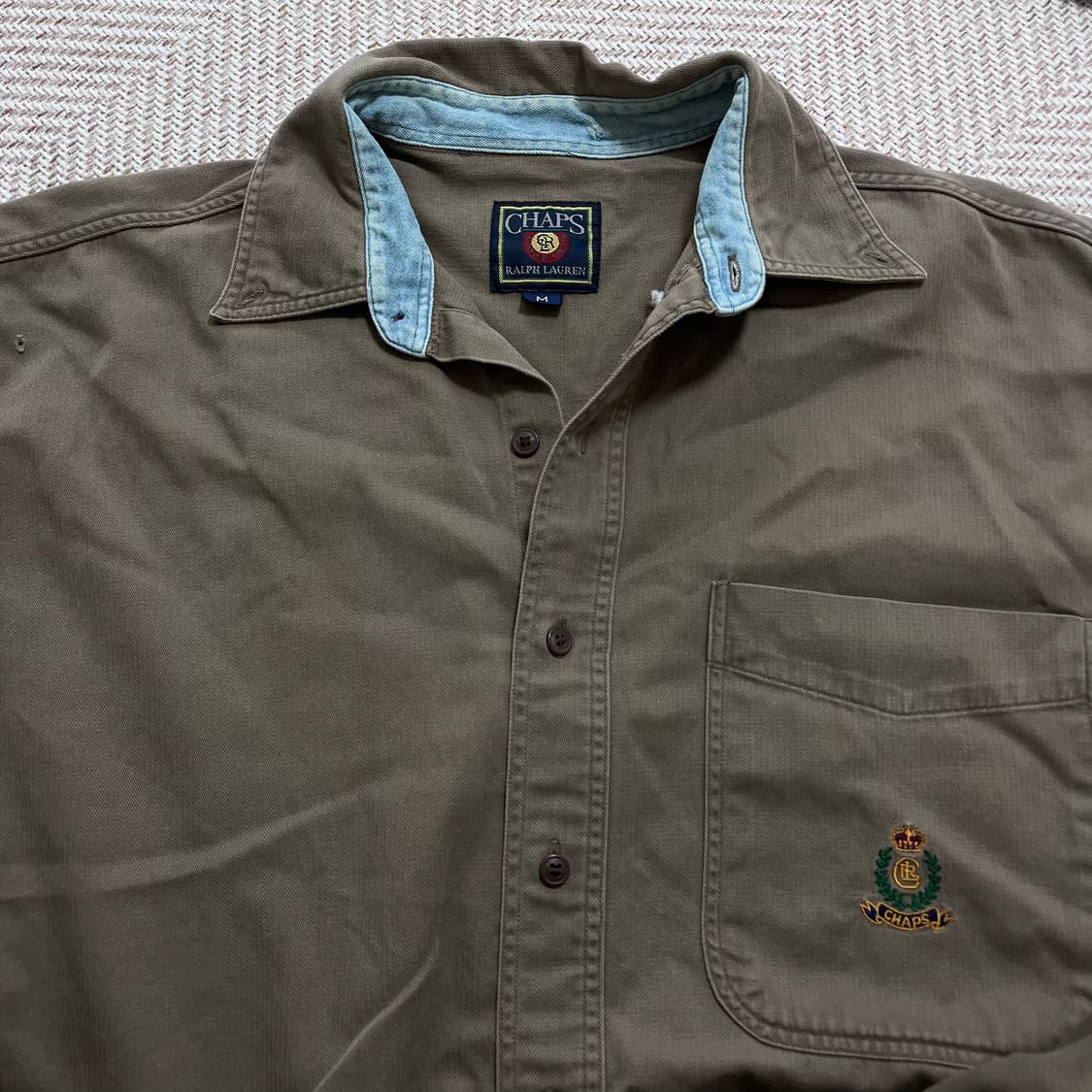 [정품] 챕스 브라운 포켓 셔츠 [ M ] 상품이미지4