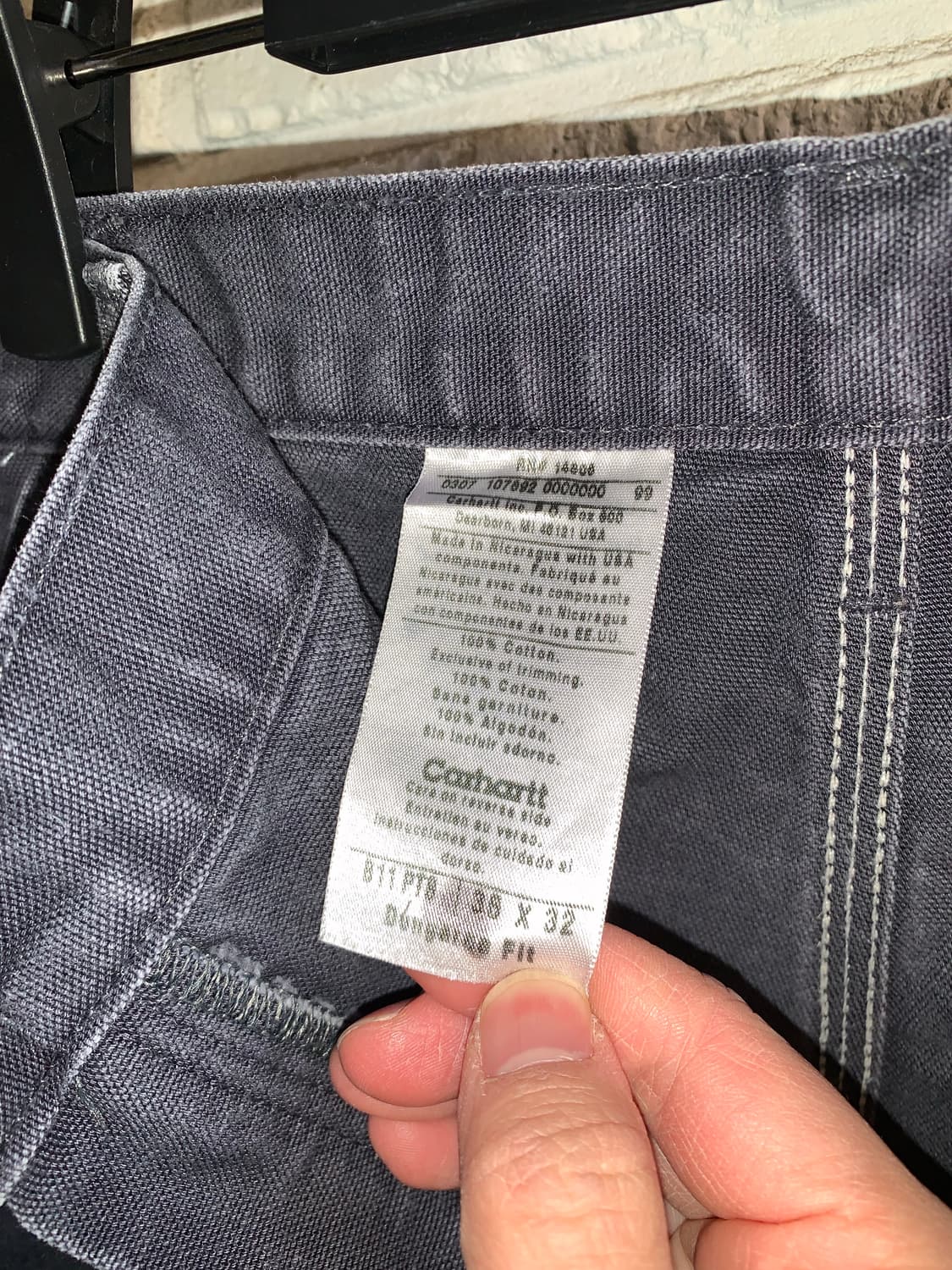 빈티지 칼하트 헤비캔버스 팬츠 34 PTB 상품이미지6