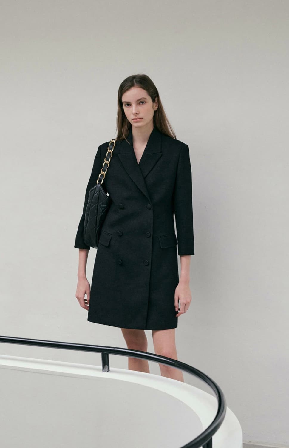 [새상품] 오떼뜨 트위드 원피스 (black) 상품이미지5