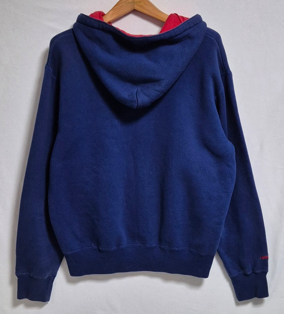 오버핏 M ) BAPE 베이프 x DC 슈퍼맨 다크블루 기모 후드티 상품이미지2