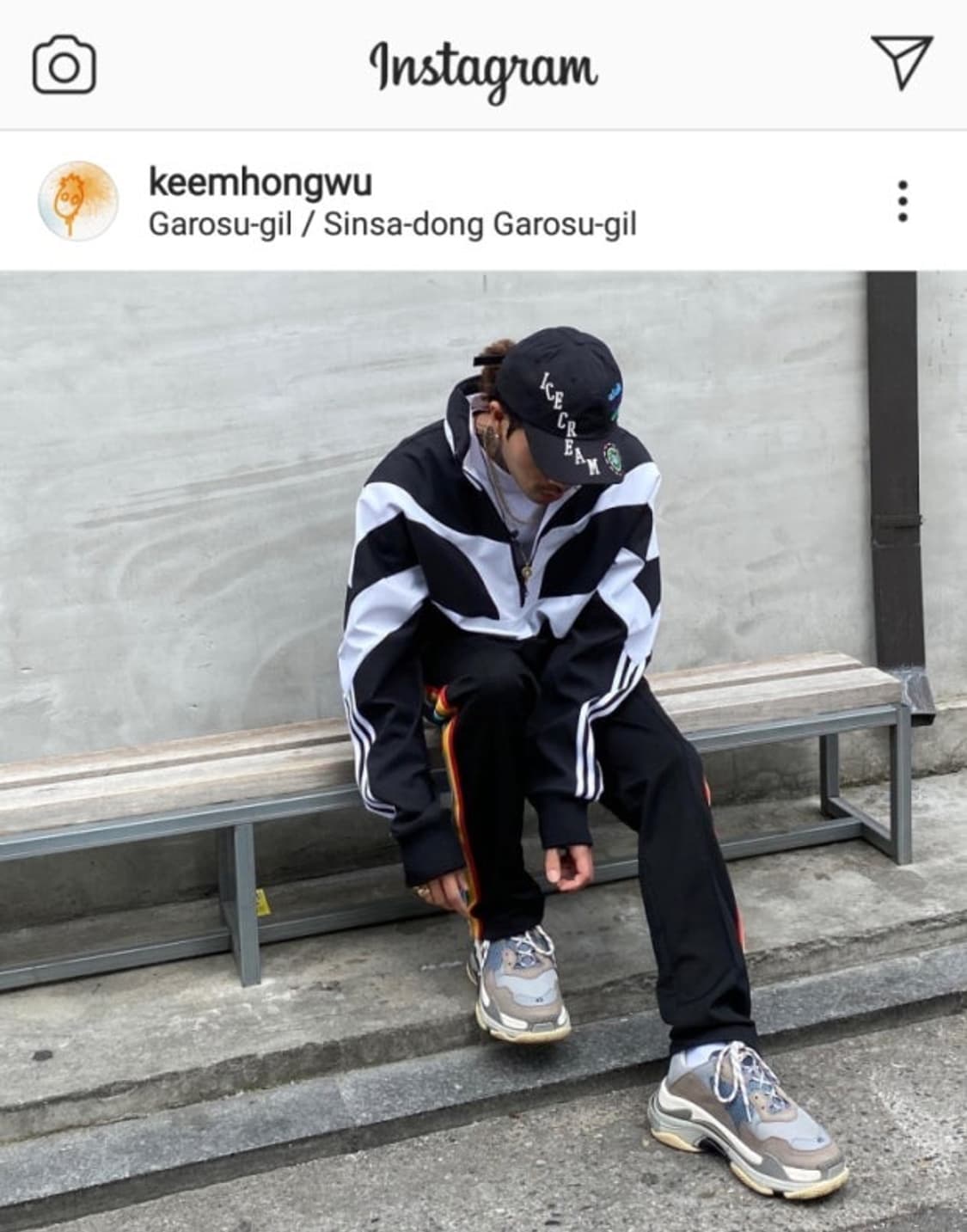 [XL] 15s 팔라스 아디다스 하프집업 반집업 트랙탑 블랙 C621 상품이미지3