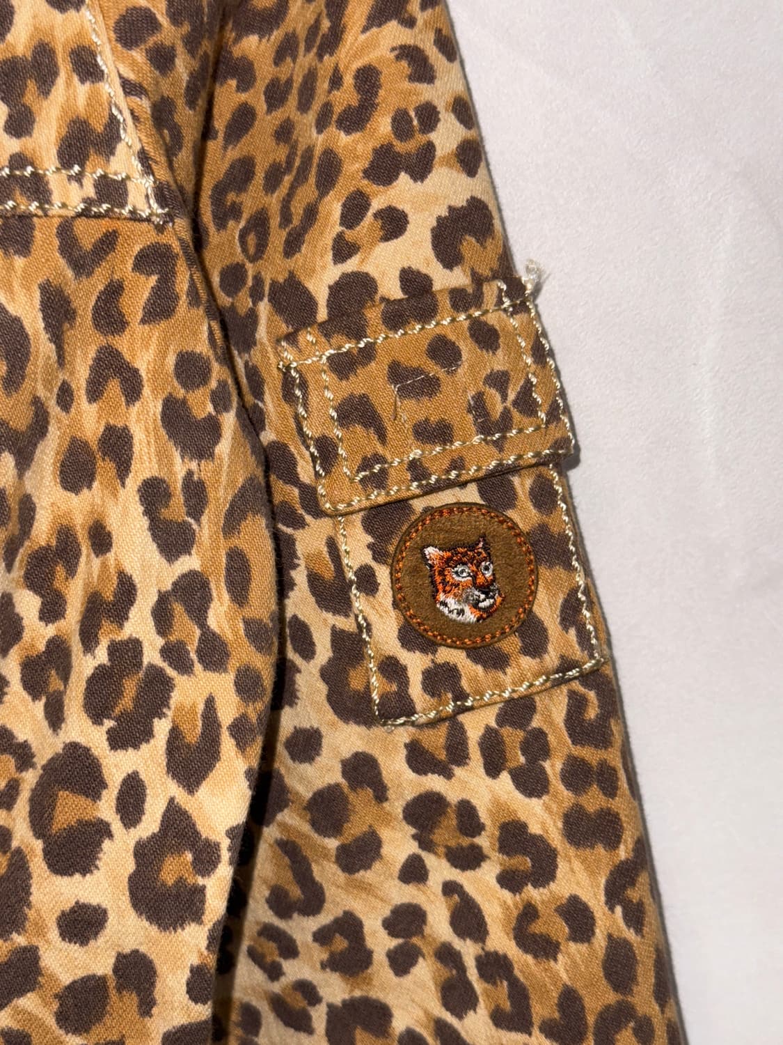 GK brown leopard pocket detail zipup jk 상품이미지8