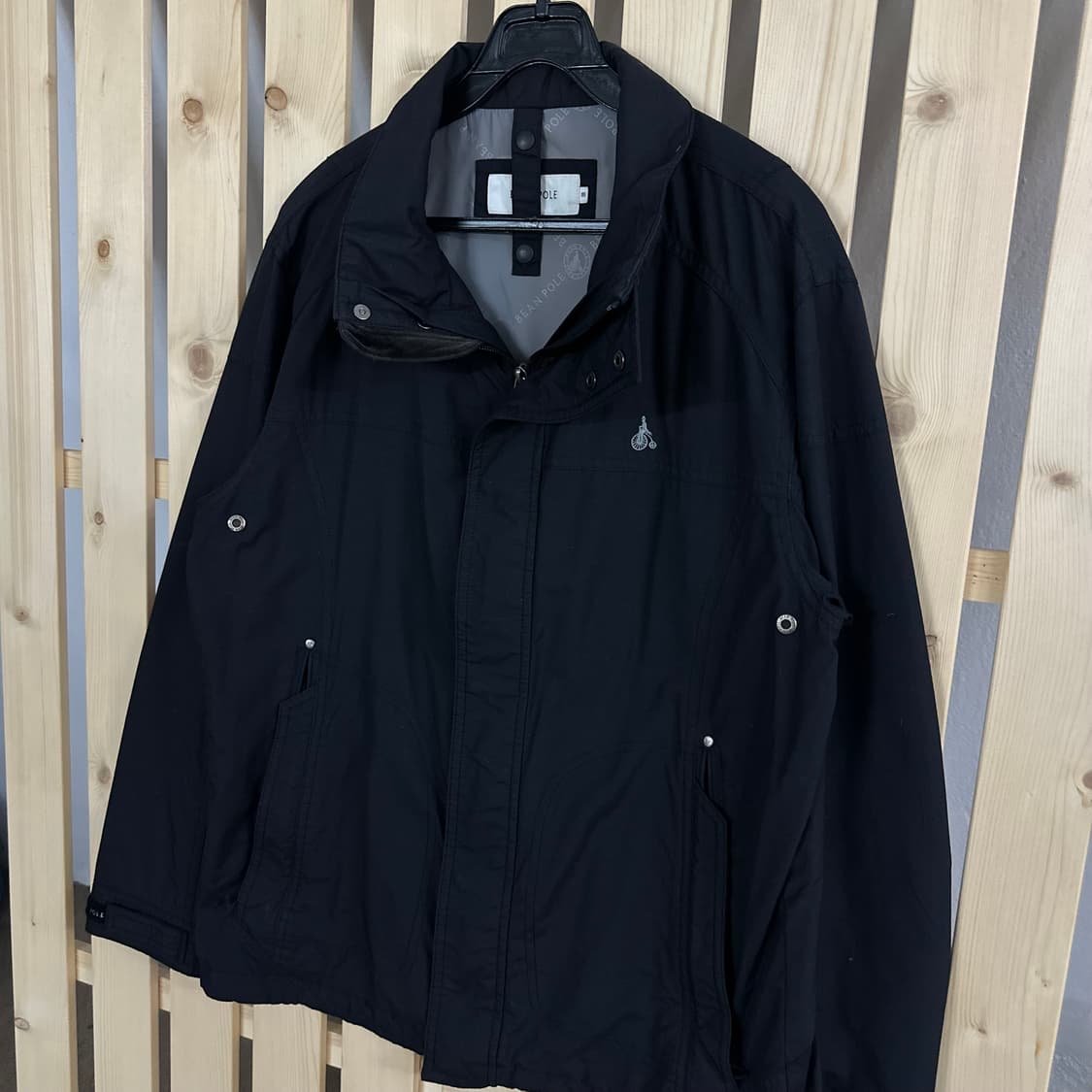 (M) 빈폴 블랙 바람막이 자켓 점퍼 상품이미지2