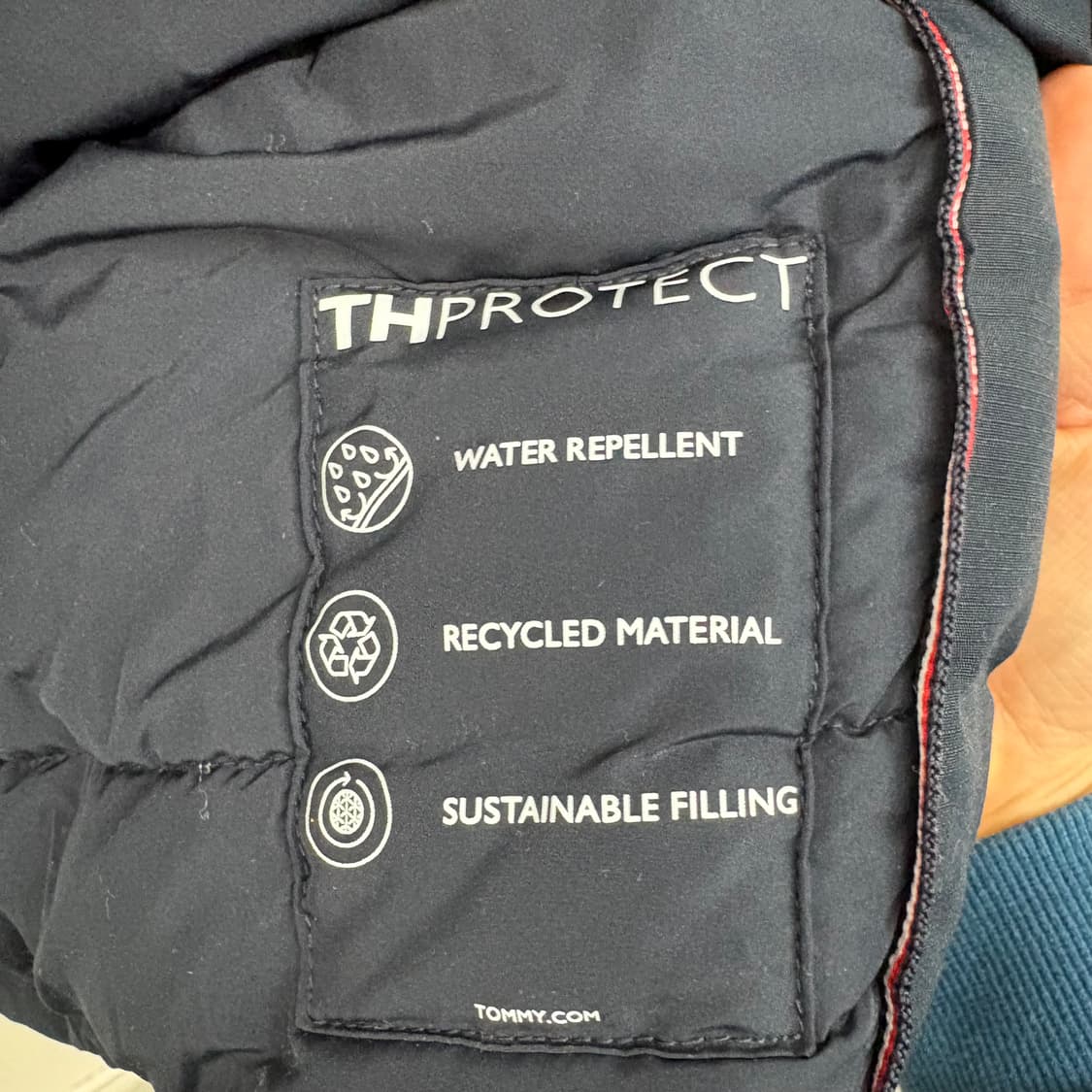 타미힐피거 네이비 후드 패딩 점퍼 남s 상품이미지5