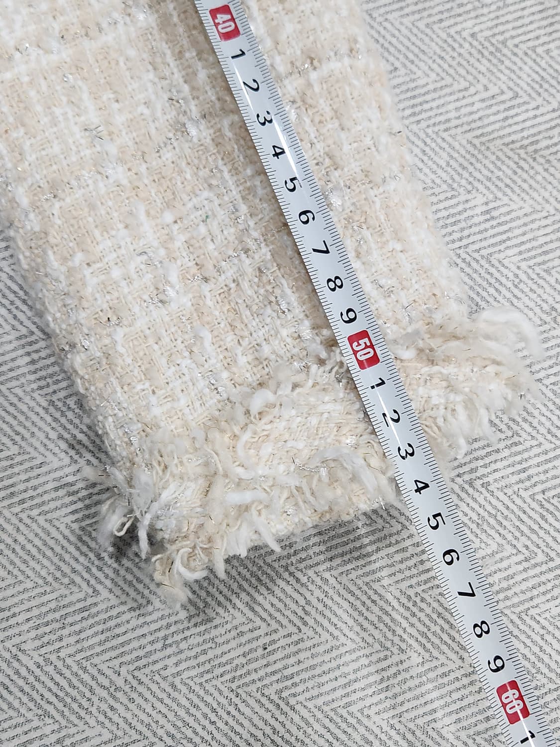 [F] 트위드 자켓 아이보리 여성 F사이즈 상품이미지8