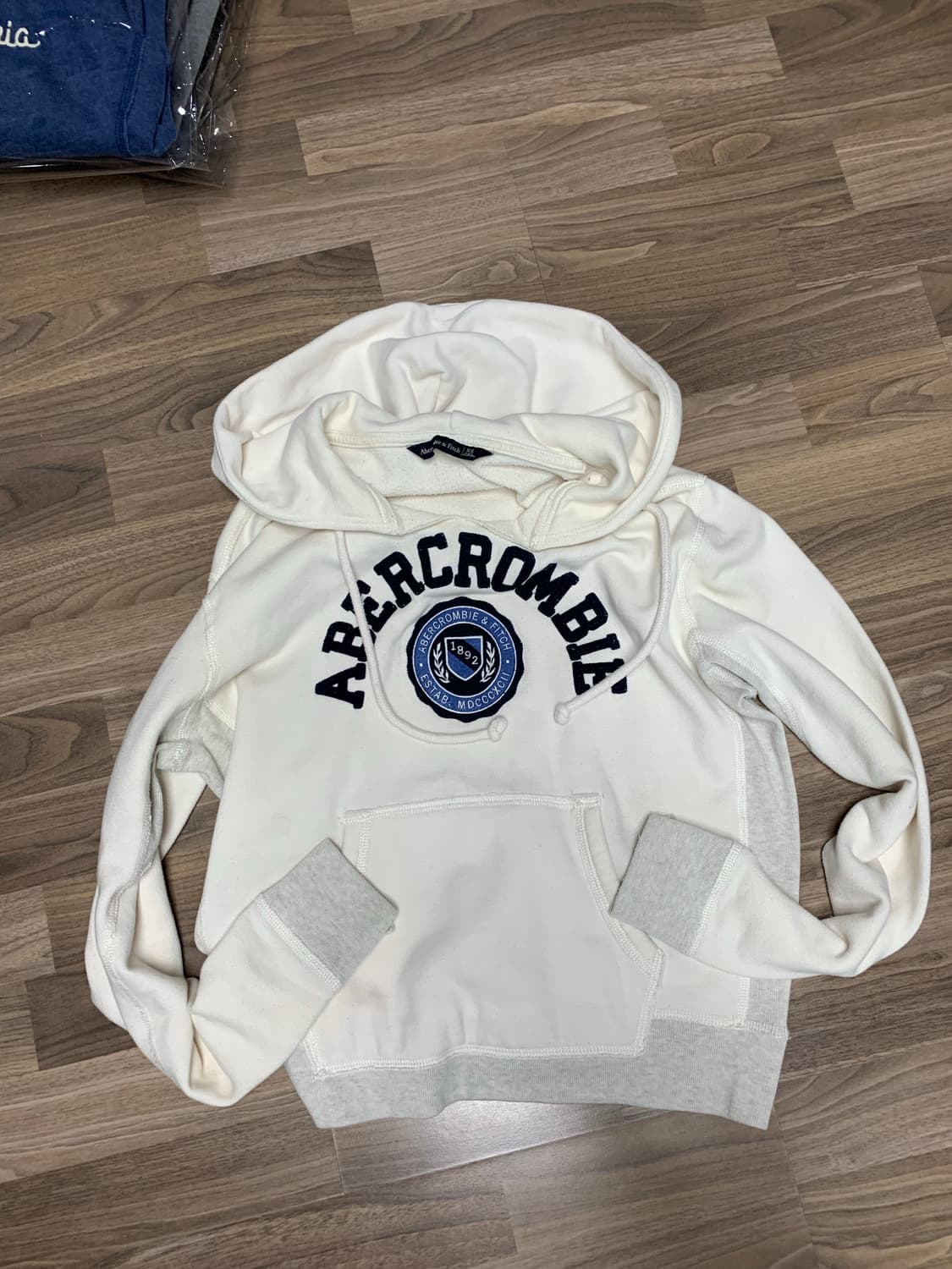아베크롬비 후드티 ,XS,화이트 상품이미지6