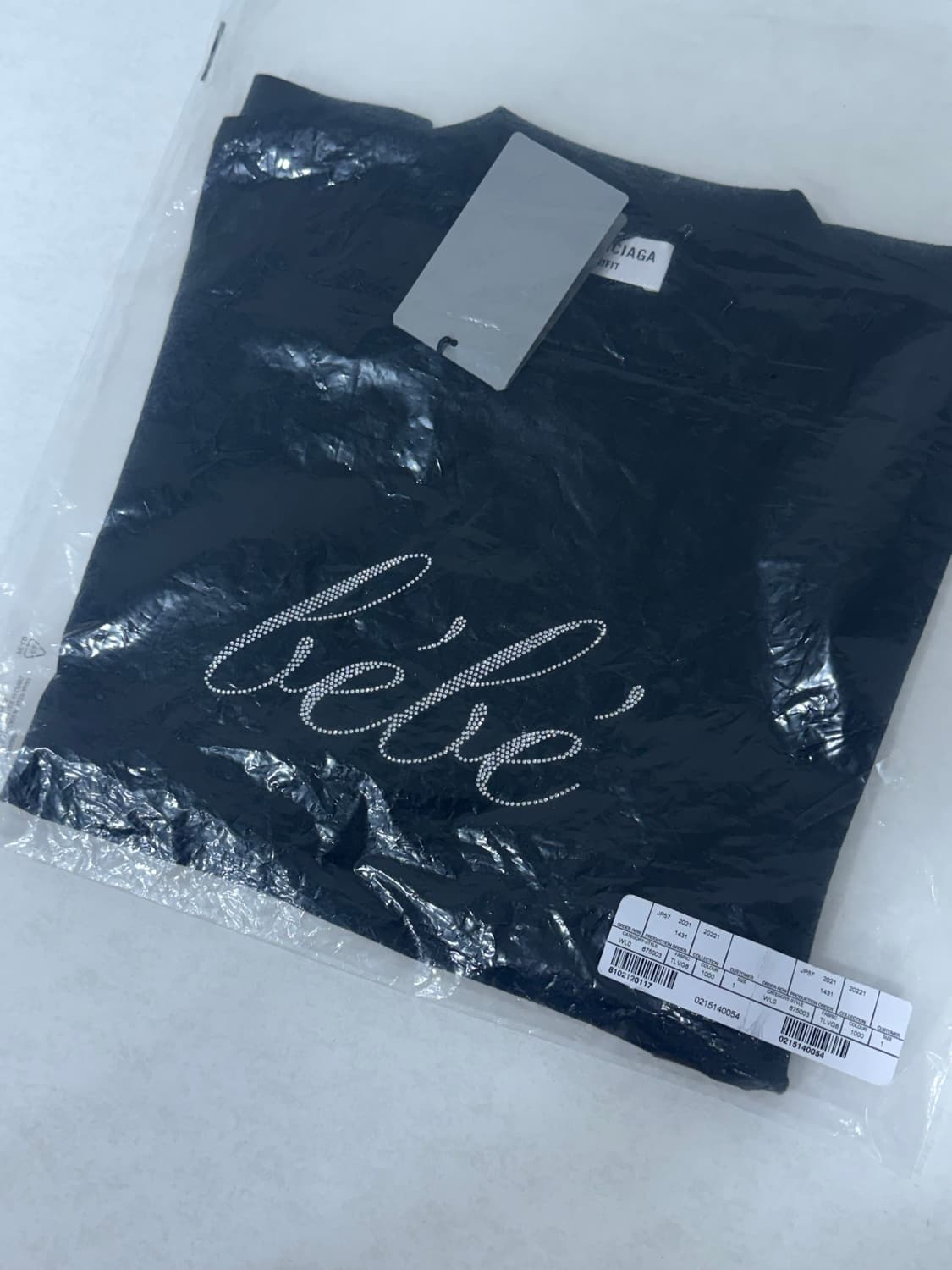 발렌시아가 스몰핏 베베 티셔츠 상품이미지2