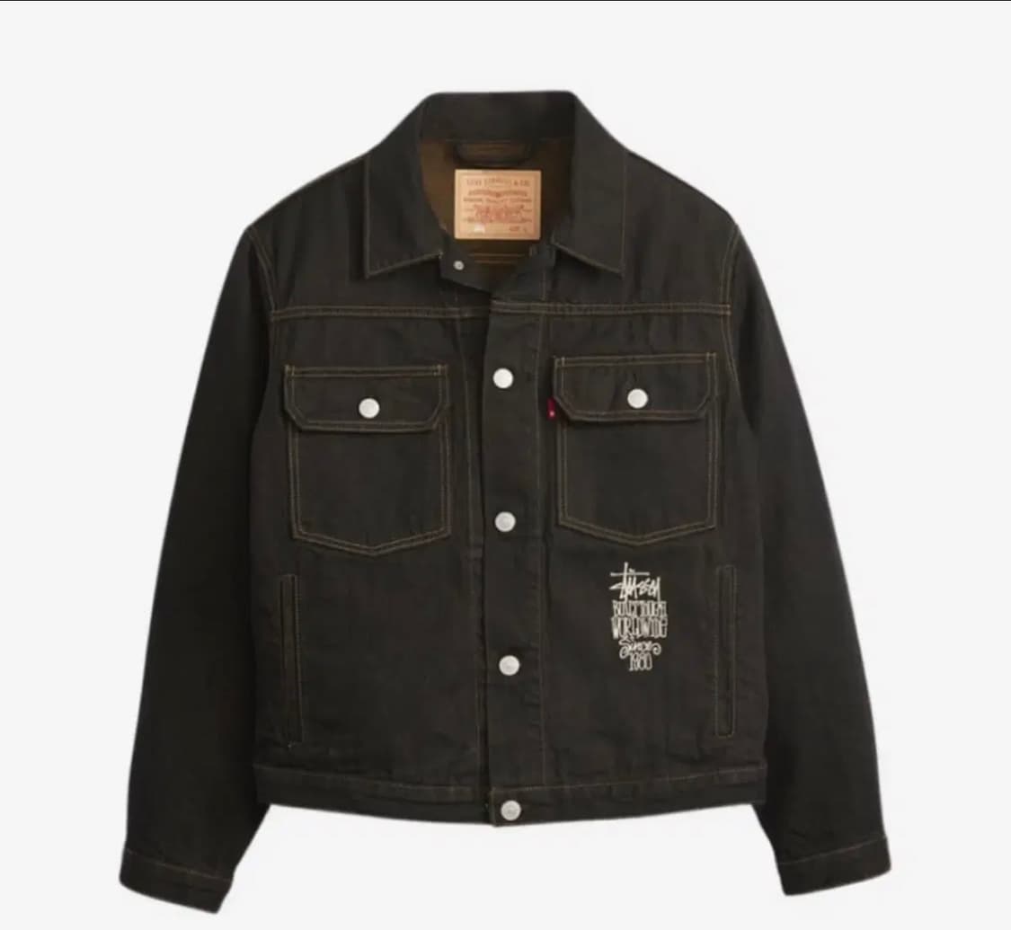 스투시 리바이스 크리스피 린스 트러커 자켓 L 상품이미지1