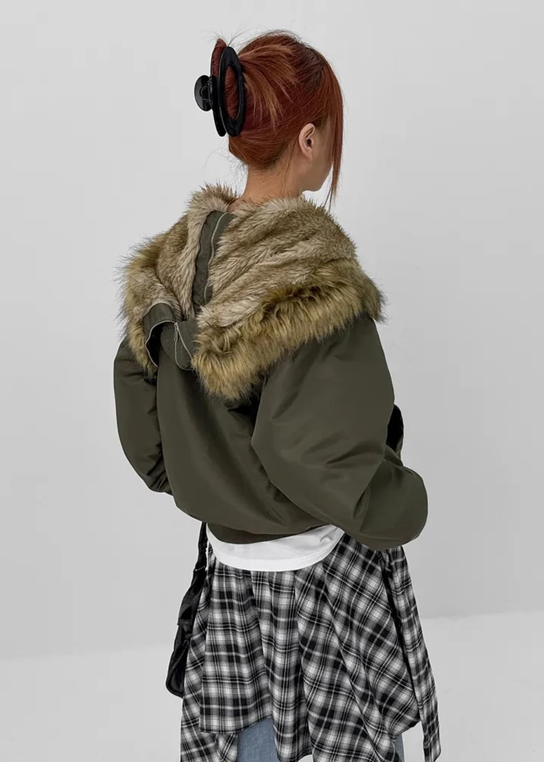 블랙업 MADE 누닐 퍼트리밍 후드 점퍼 [자체제작 제 작상품 글로시 상품이미지3