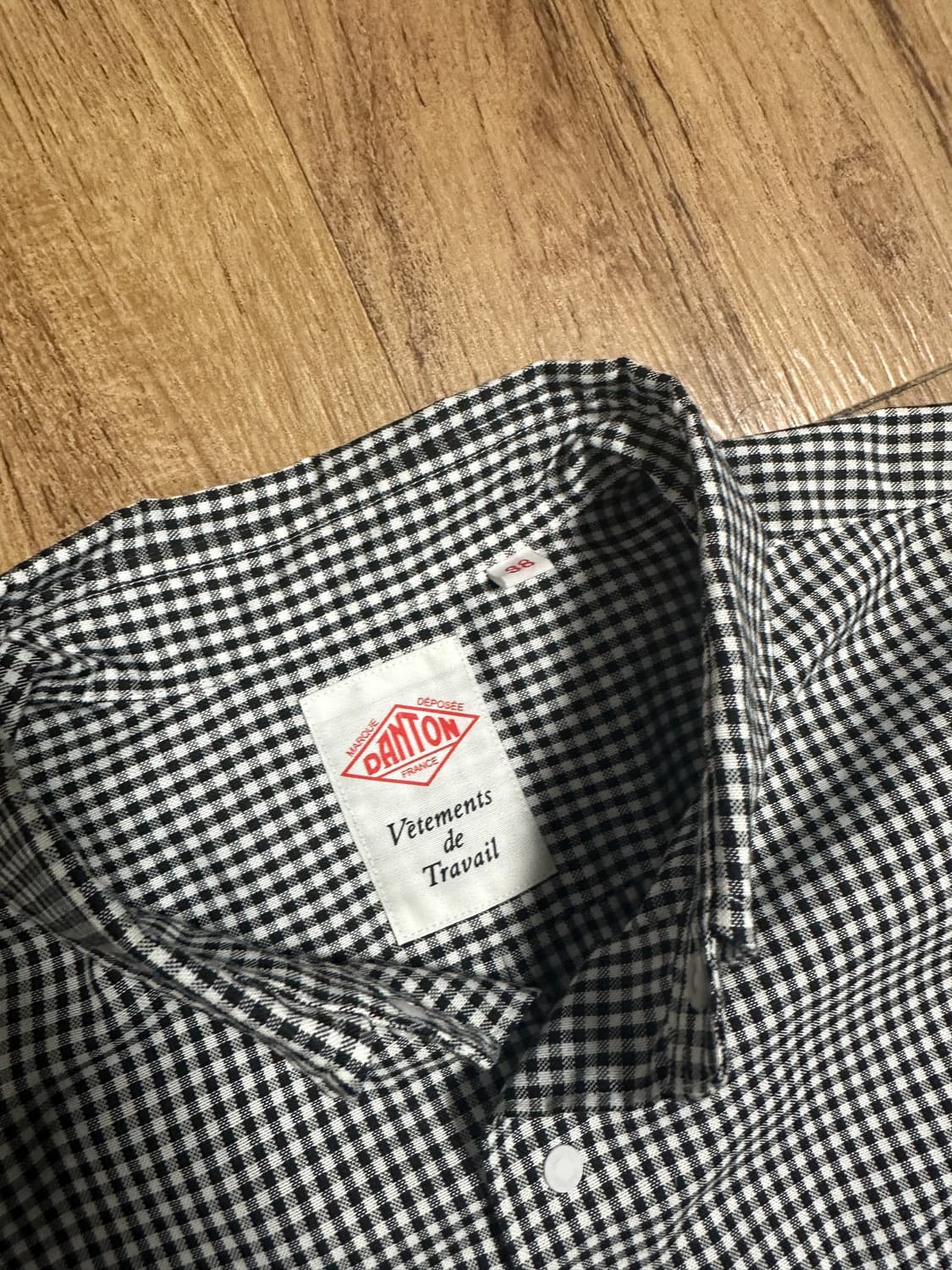 단톤 반팔 셔츠 38사이즈 상품이미지2