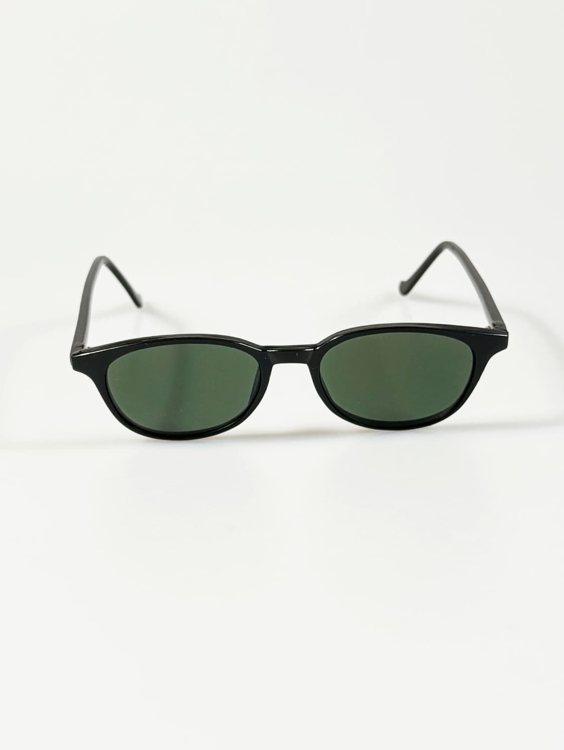 90s 블랙 스퀘어 아세테이트 프레임 빈티지 선글라스 상품이미지2