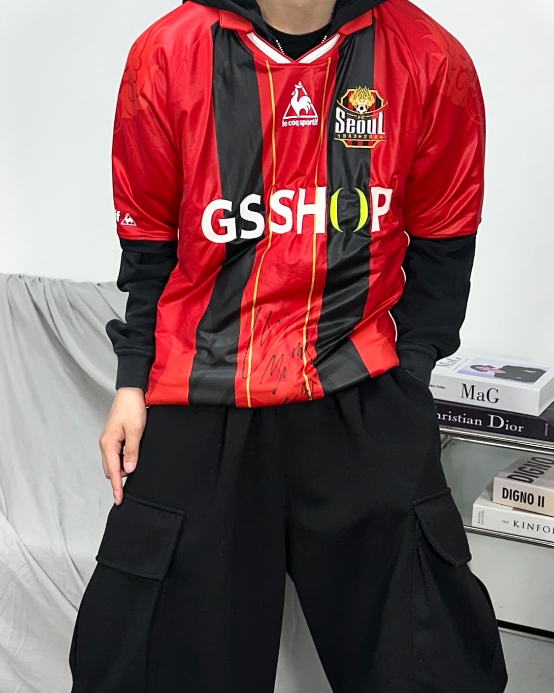 르꼬끄 14-15 서울 FC 차두리 사인 유니폼 2XL 상품이미지2