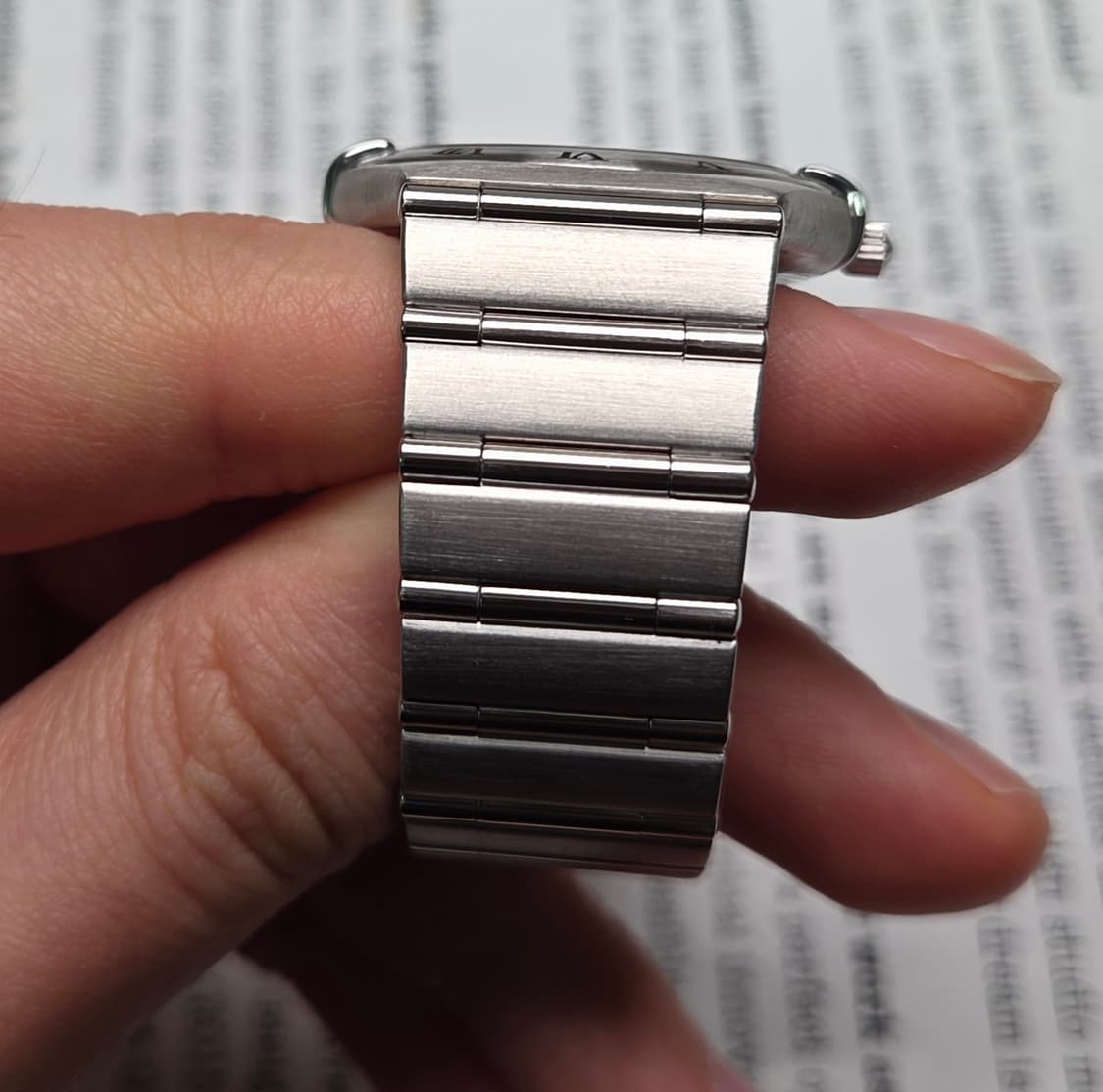 오메가 컨스틸레이션 별로고 격자 화이트판 쿼츠 브레이슬릿 ver. 상품이미지6