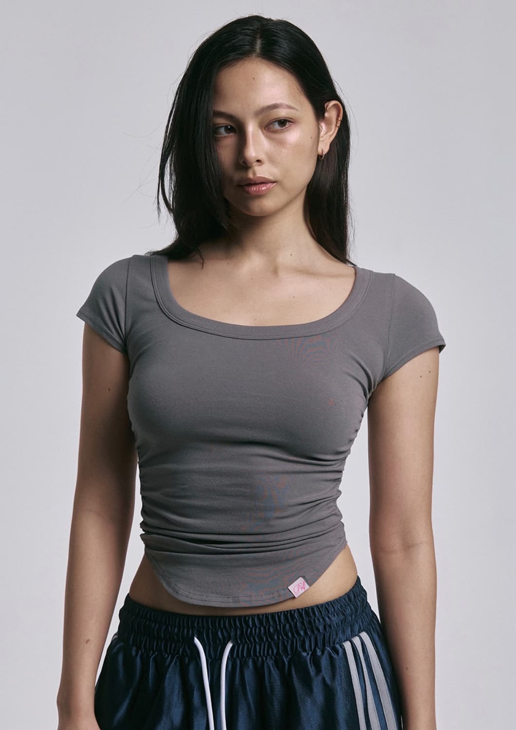 플리즈노팔로우 뉴 모모 셔링 탑 상품이미지1