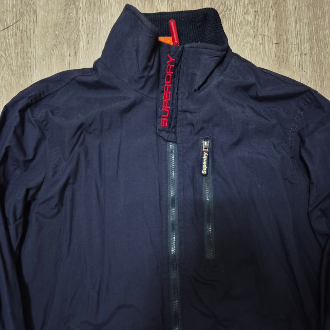 슈퍼드라이 윈드하이커 자수 로고 바람막이 자켓 S(90) 상품이미지2