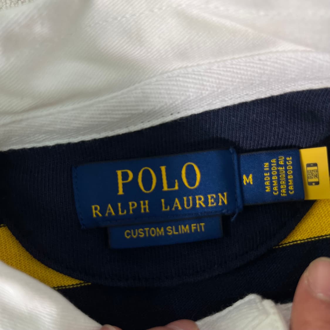100 폴로랄프로렌 신형라벨 스트라이프 럭비티 상품이미지4