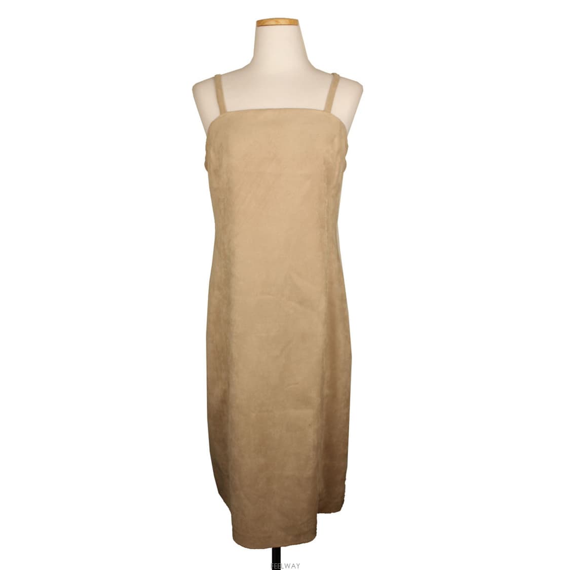 첼리 베이지 스웨이드 스트랩 원피스(8) 상품이미지1