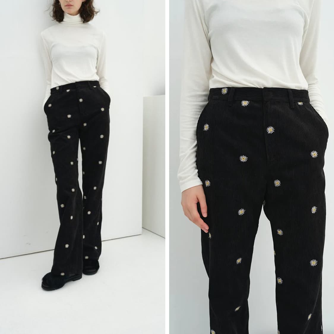 엔조 블루스 데이지 부츠컷 코듀로이 팬츠 상품이미지2