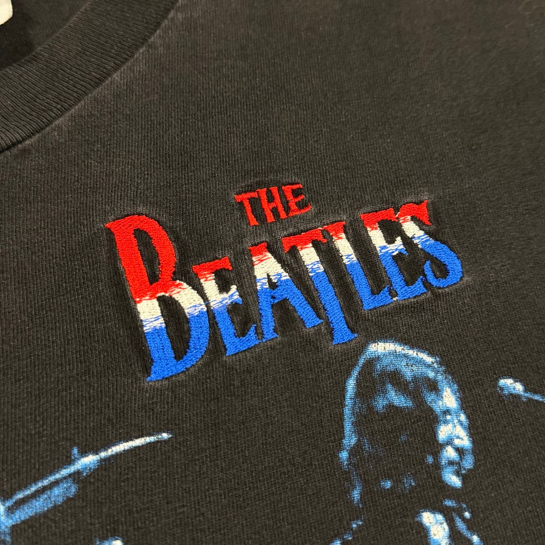 빈티지 90s Beatles 비틀즈 자수 로고 밴드티 상품이미지6