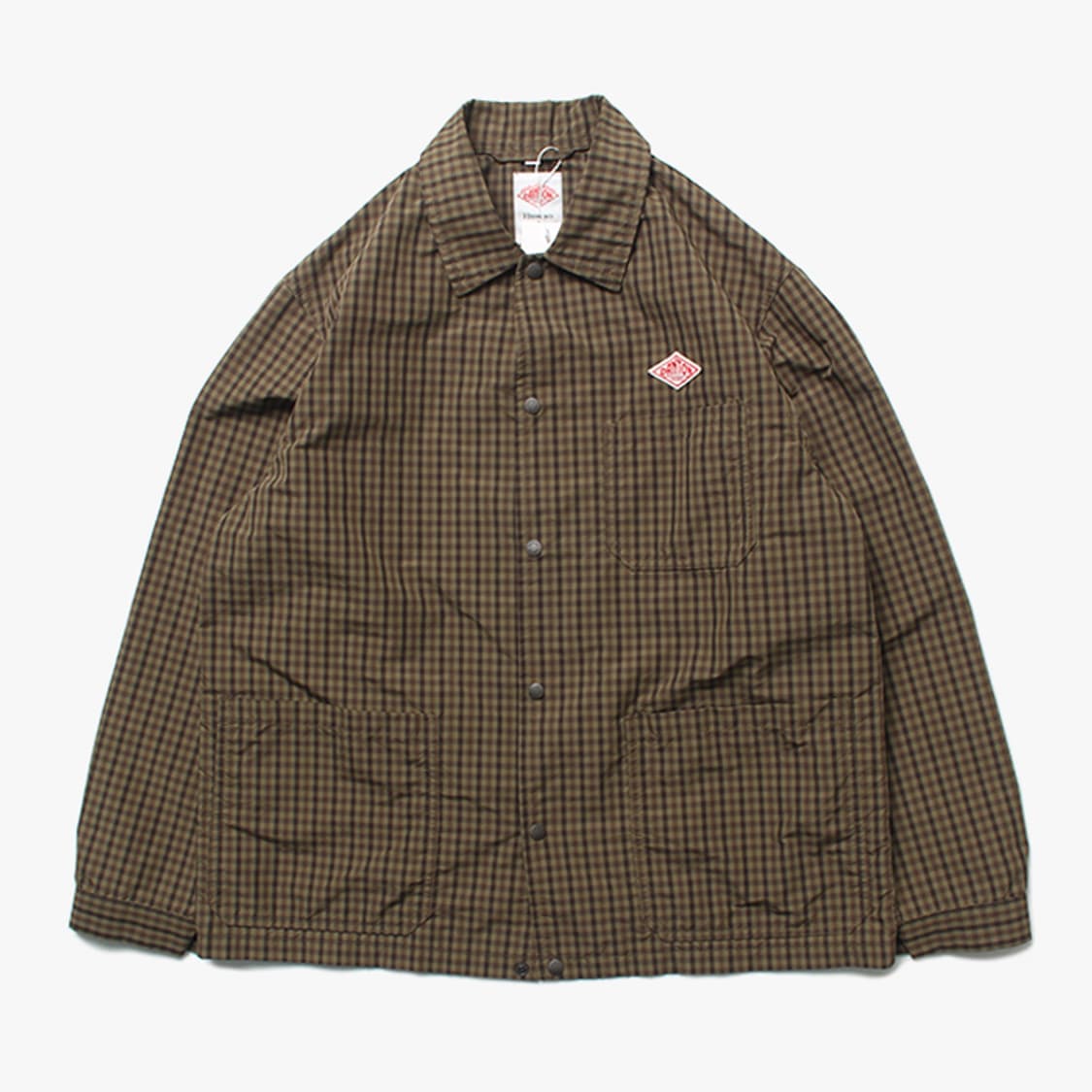 DANTON "Brown Check Jacket" 상품이미지1