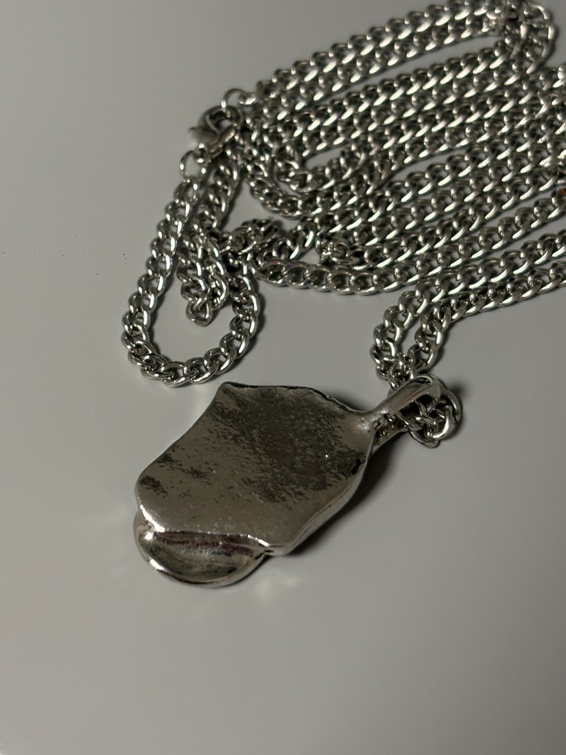 롤링스톤즈 실버 체인 목걸이 상품이미지2