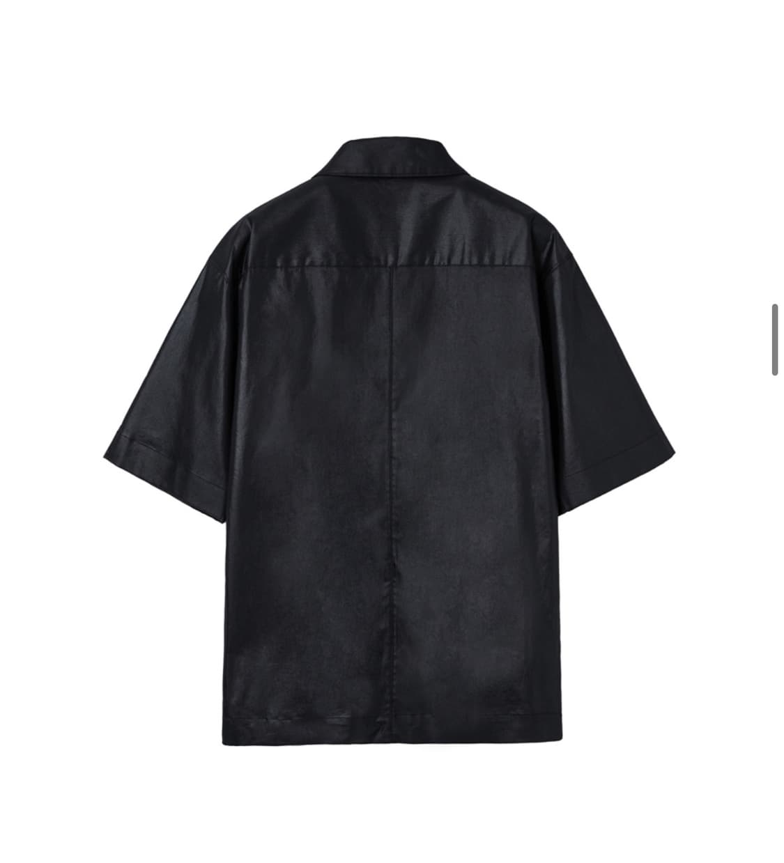 인사일런스 와이드 칼라 숏슬리브 셔츠 상품이미지2