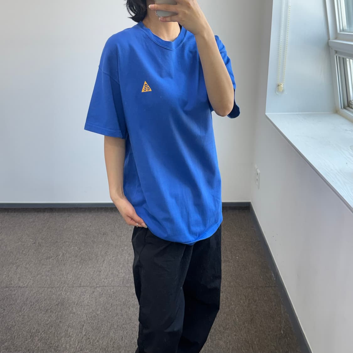 ACG Nike 나이키 스몰 로고 블루 반팔티 상품이미지1