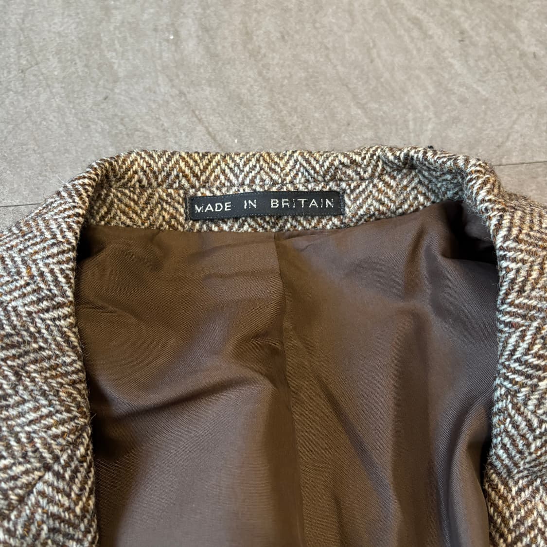 빈티지 해리스트위드 울 자켓 상품이미지5