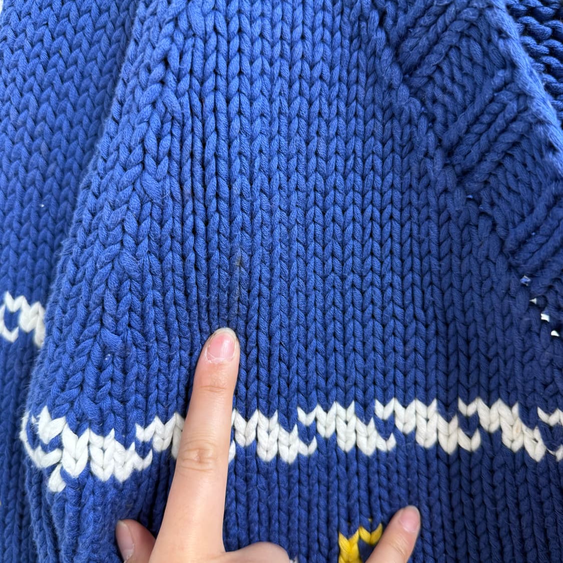 빈티지 선박 블루 가디건 상품이미지6