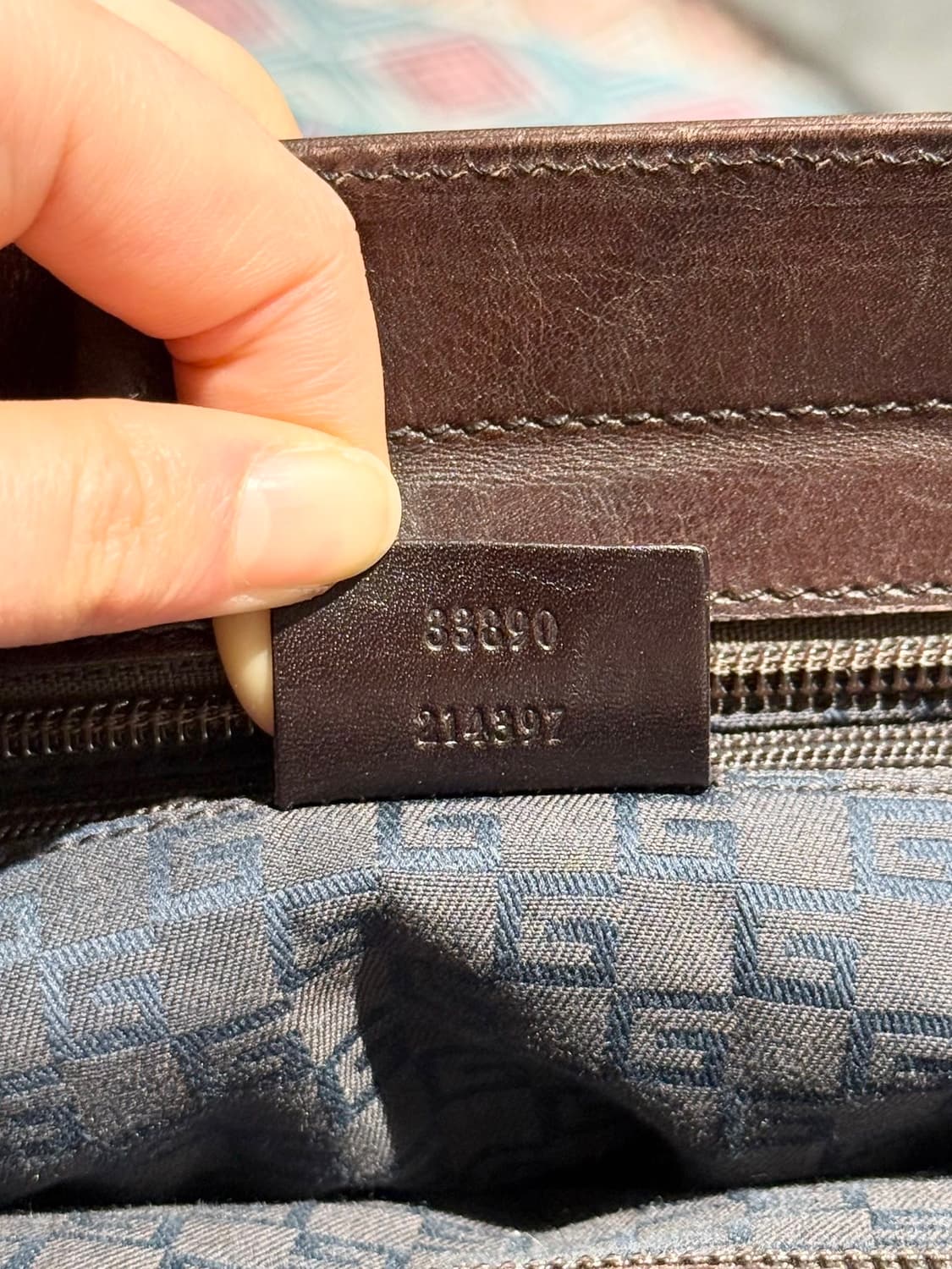 구찌 브라운 오피디아 스웨이드 토트백 상품이미지8