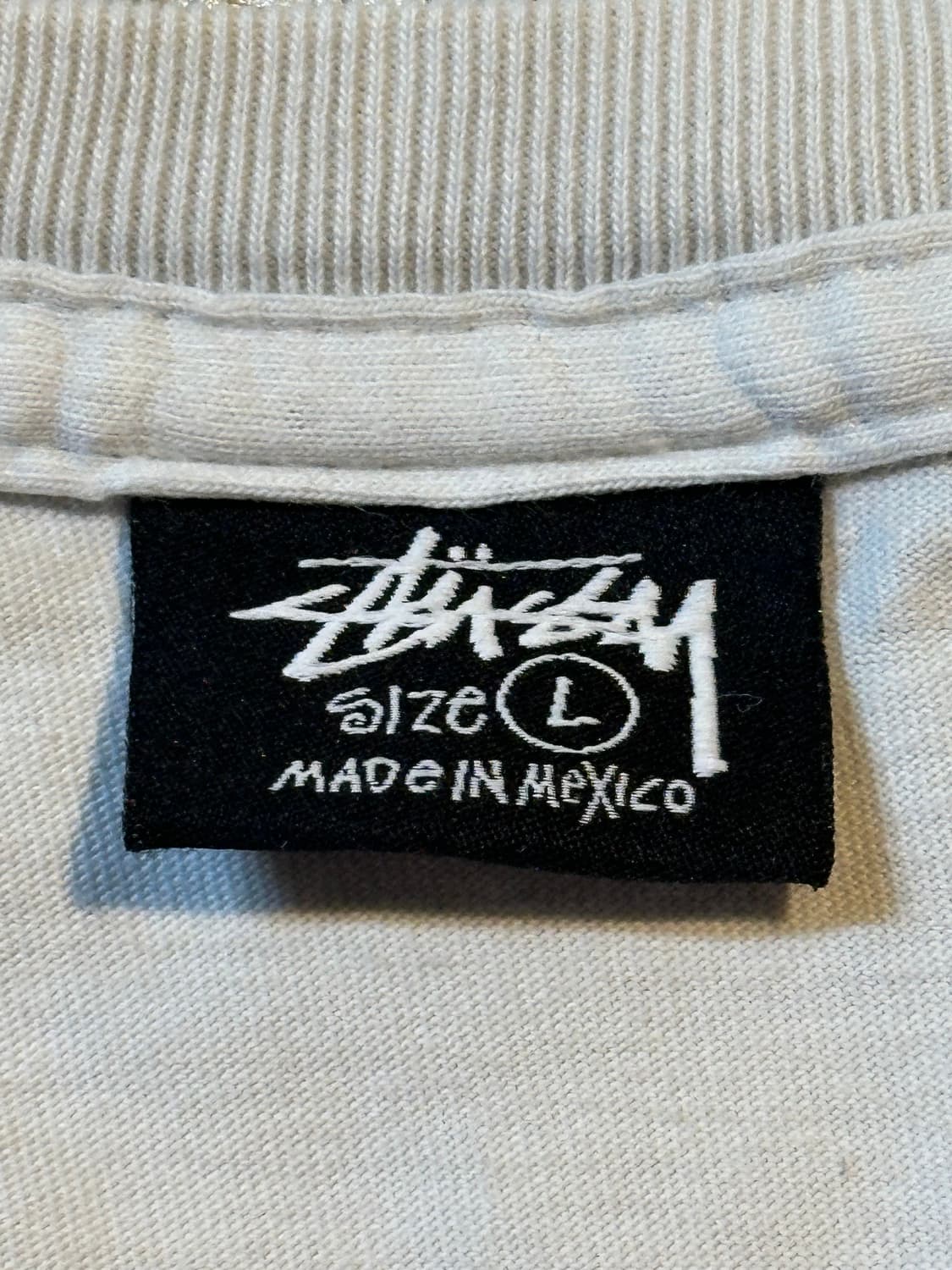 스투시 STUSSY 베이직 로고 반팔 티셔츠 화이트 상품이미지6