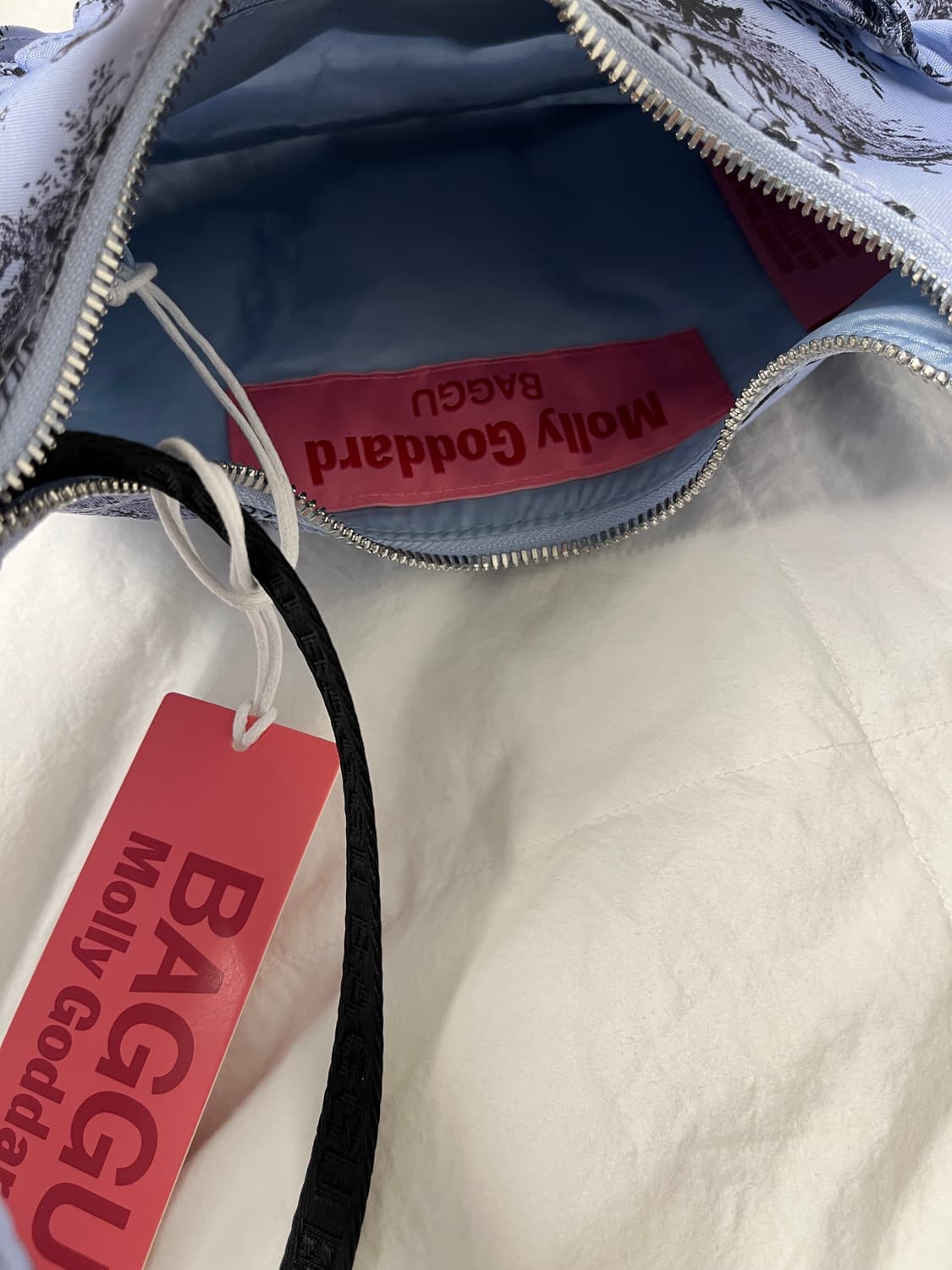 BAGGU X molly goddard ruffle bag skyblue 상품이미지3