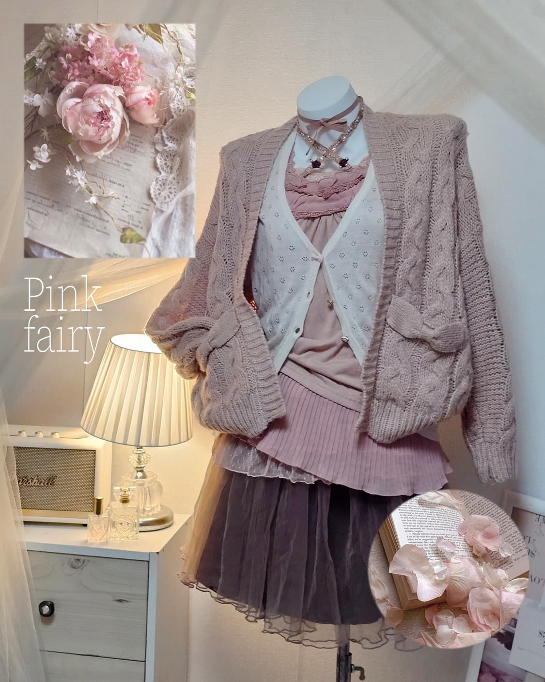 Pink fairy look style set 상품이미지1