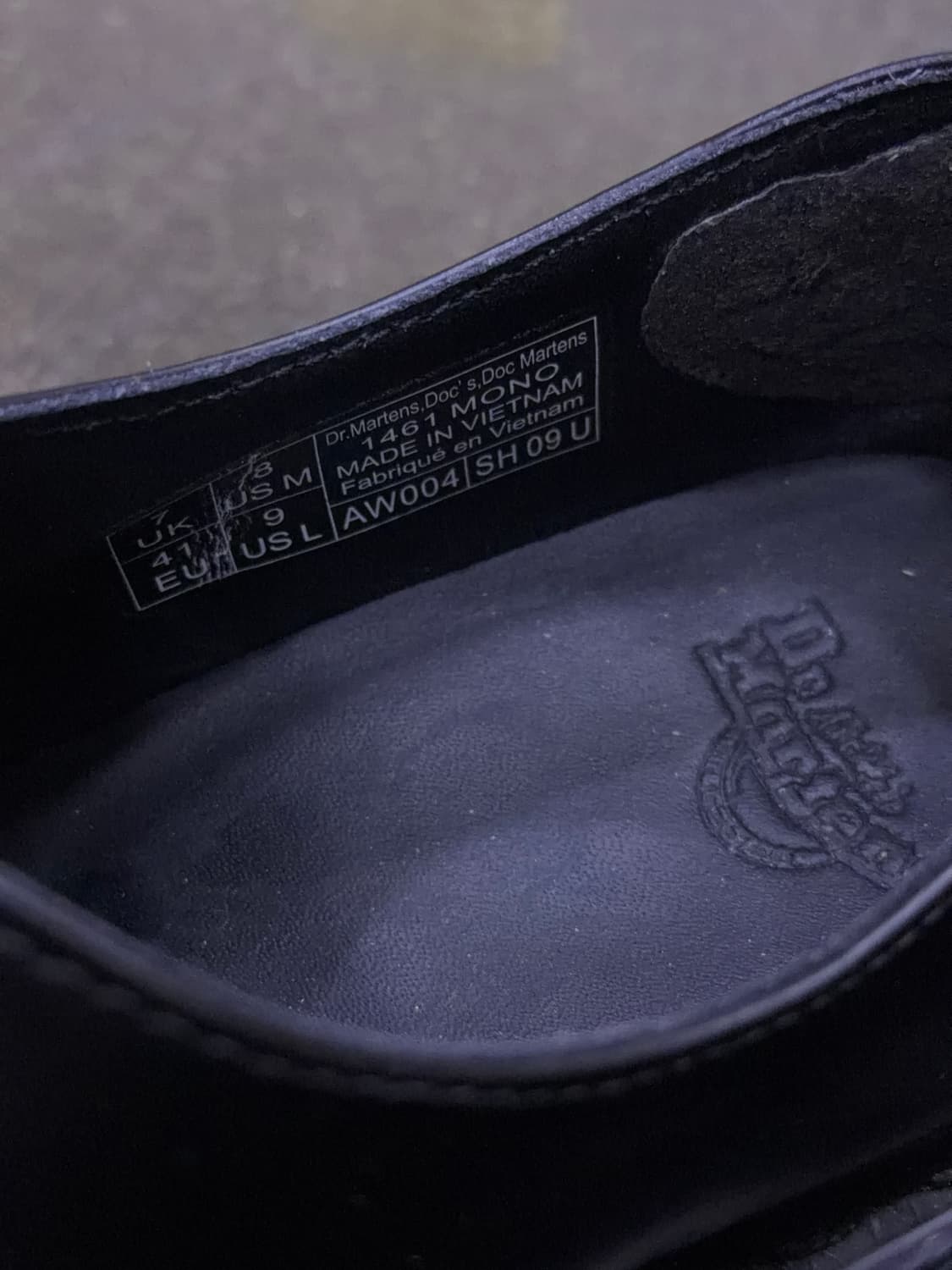닥터마틴 1461 모노 블랙 더비슈즈 260 상품이미지5