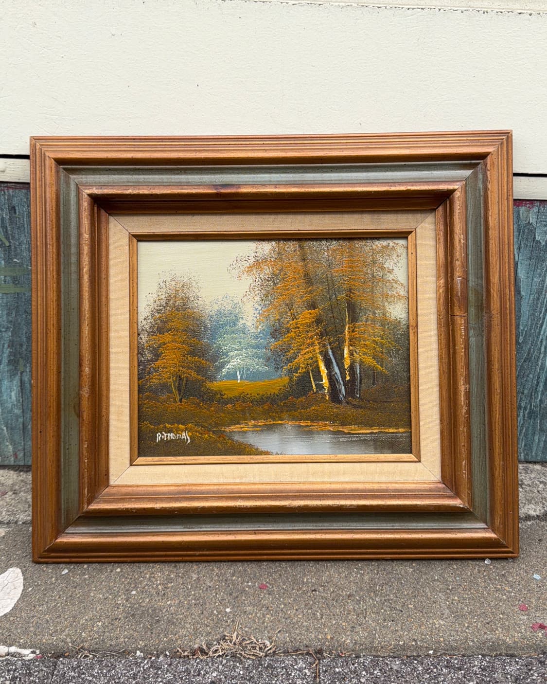 빈티지 소품 캔버스 나무 액자 상품이미지1