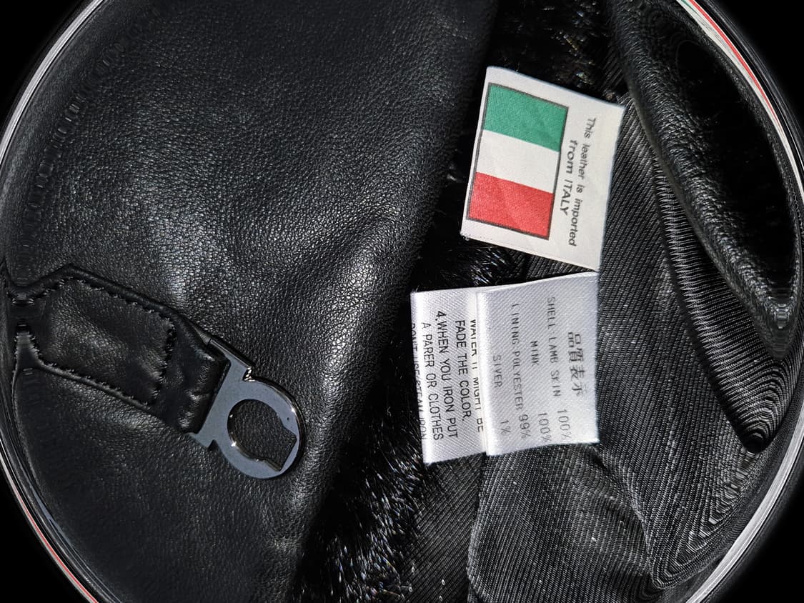 Vintage 08 qipao buckle Fur leather jack 상품이미지4