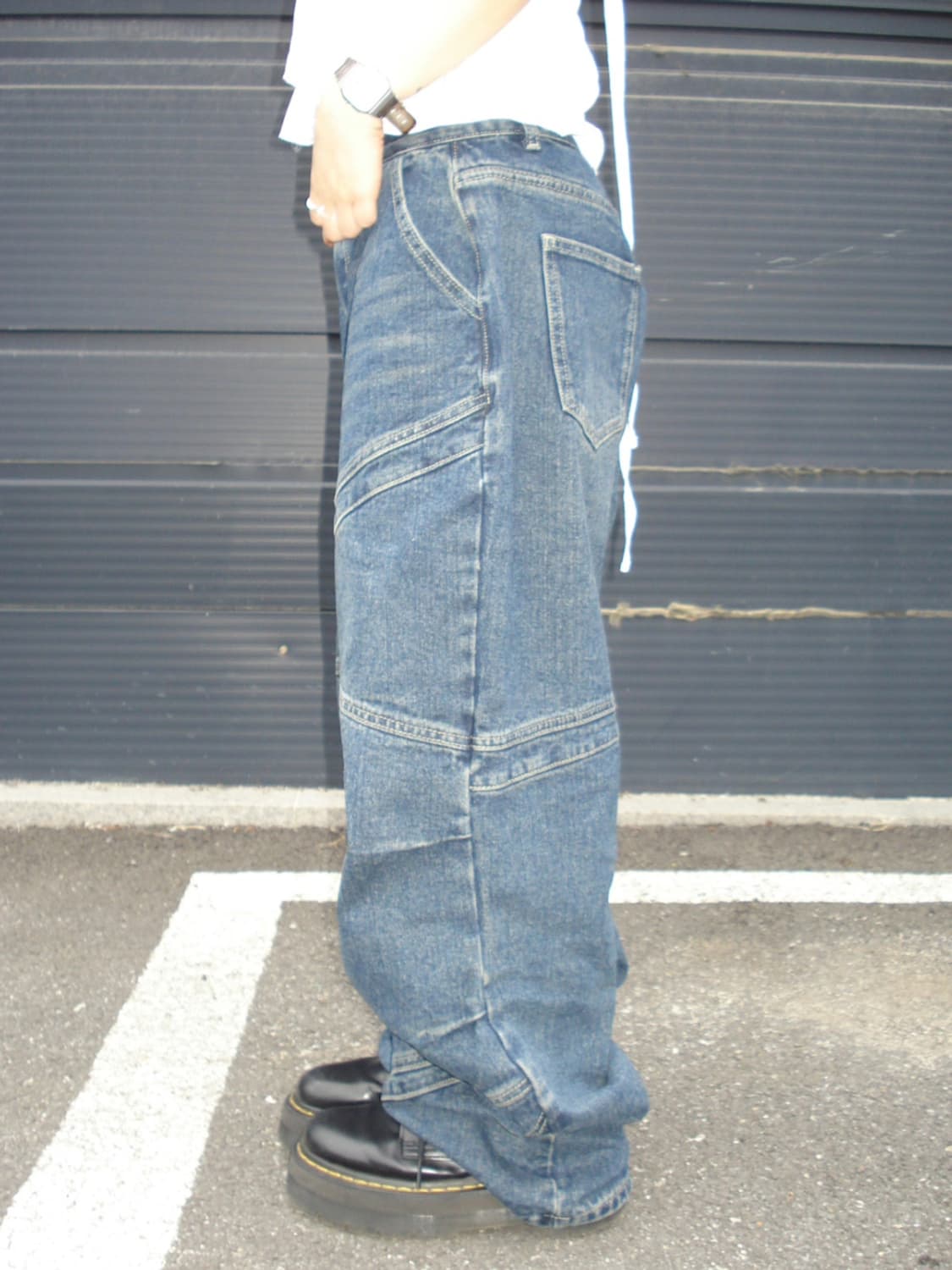 아워캐비넷 incision denim pants 절개 데님 팬츠 상품이미지8