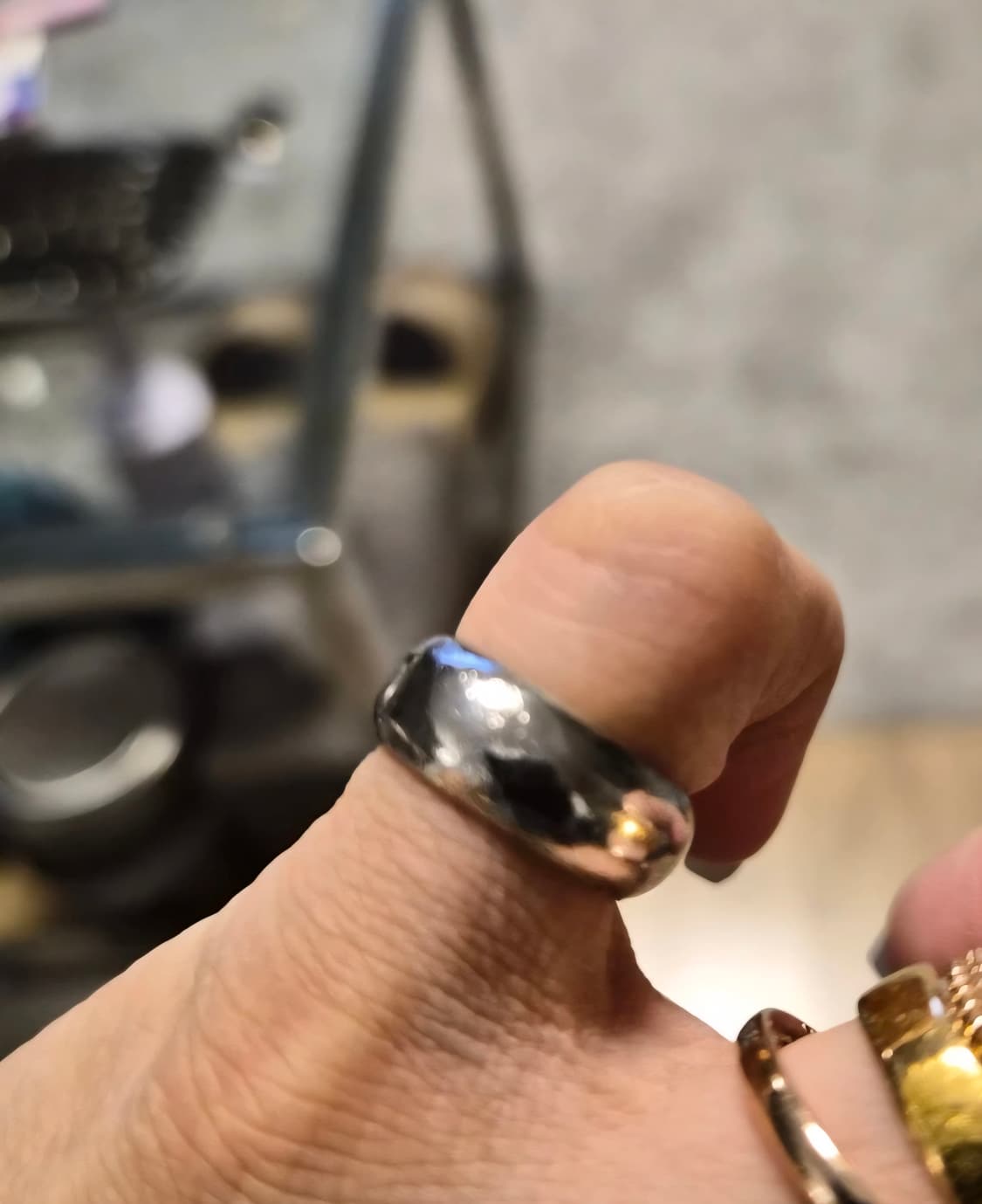 925 Silver 무게감있는 볼드링 상품이미지3