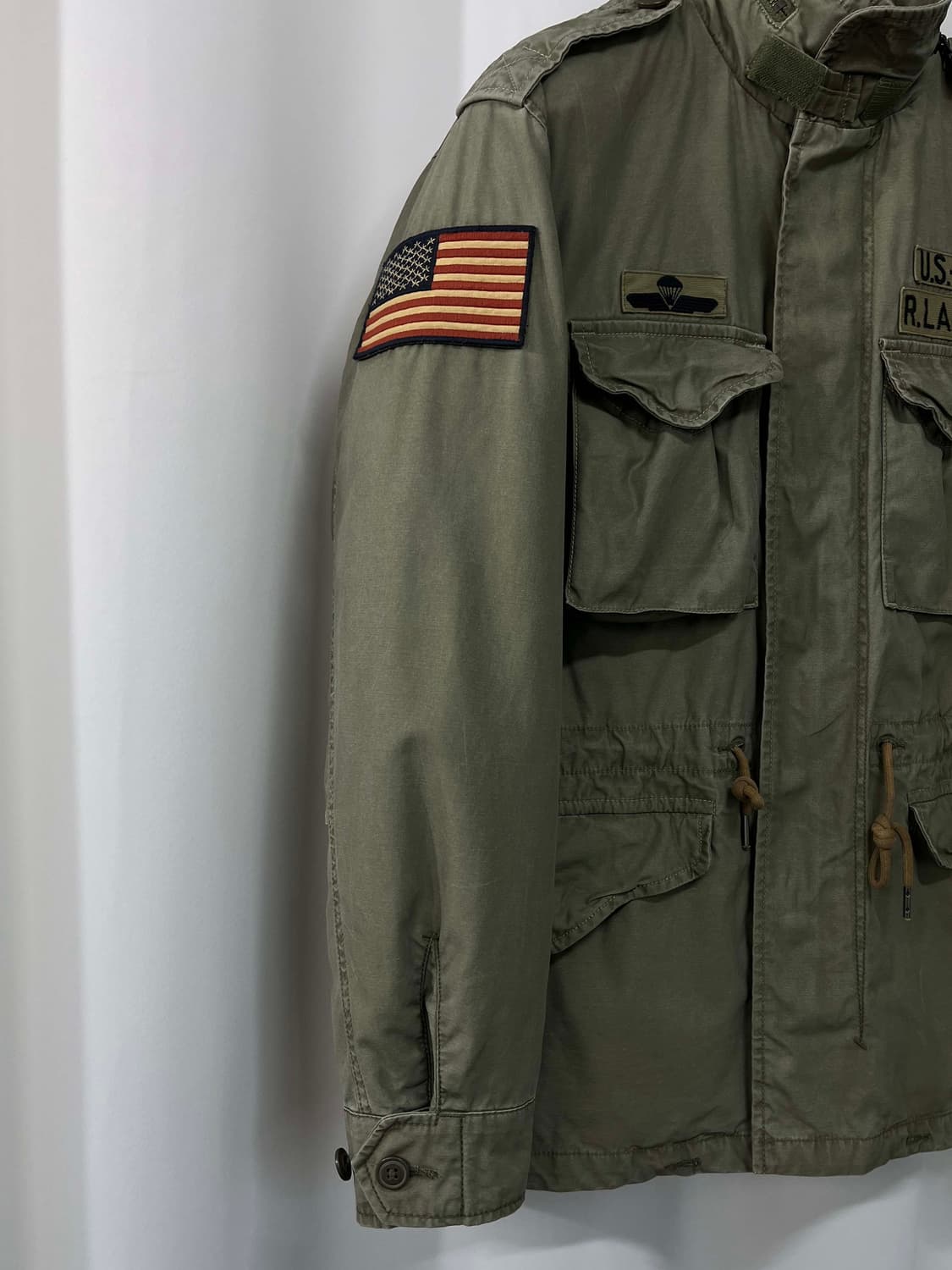 폴로 랄프로렌 공수부대 m-65 유틸리티 워시드 필드자켓 상품이미지8