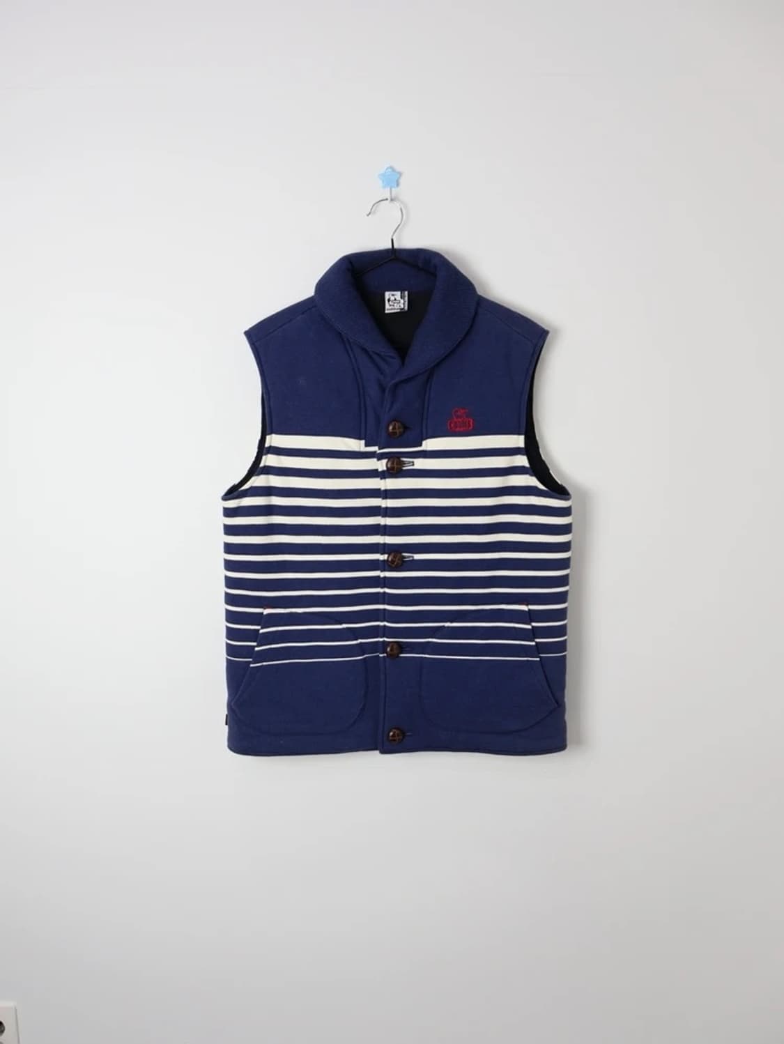 CHUMS Striped Padded Vest 상품이미지1
