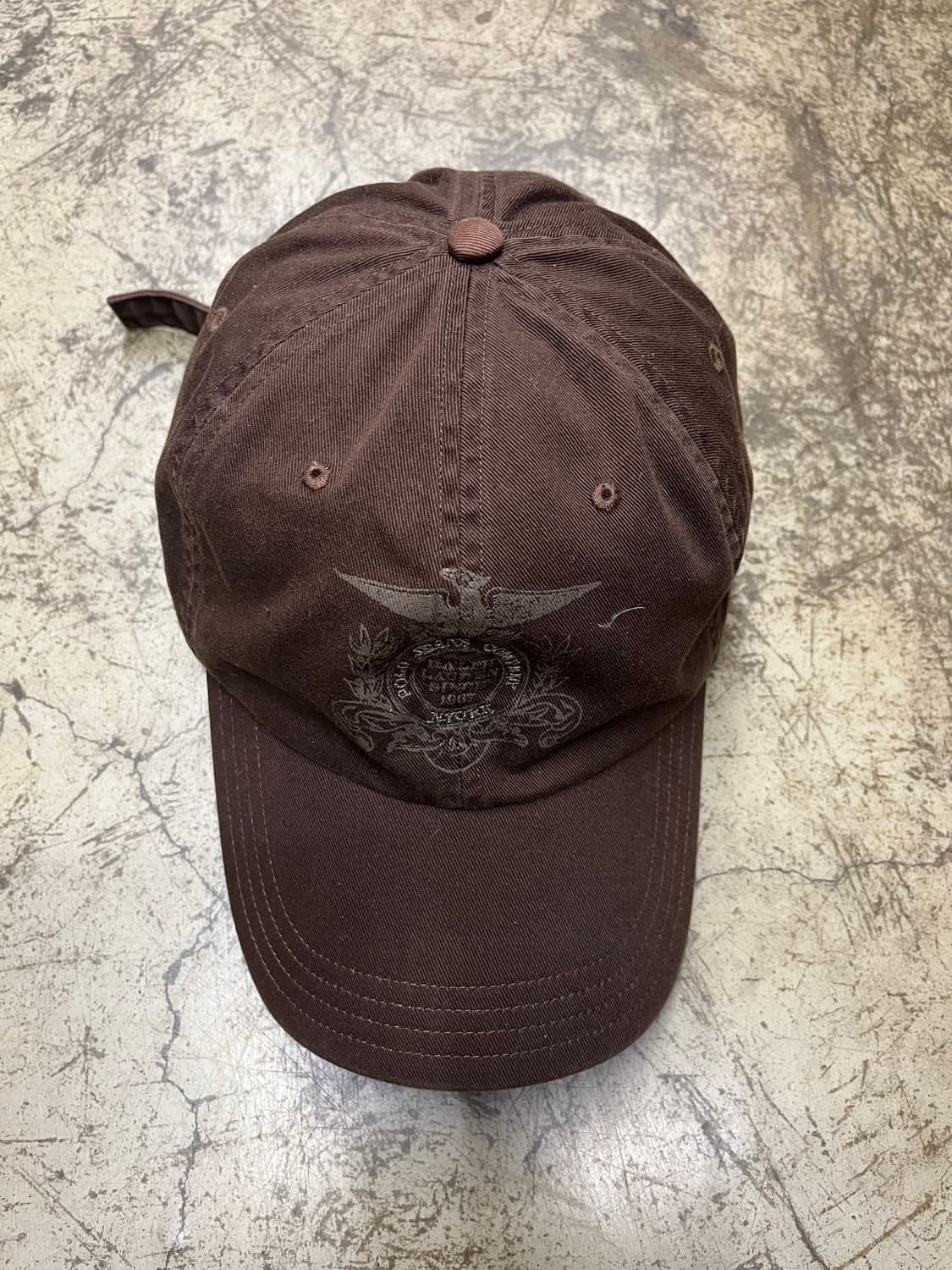 폴로 진스 랄프로렌 브라운 볼캡 모자 상품이미지2