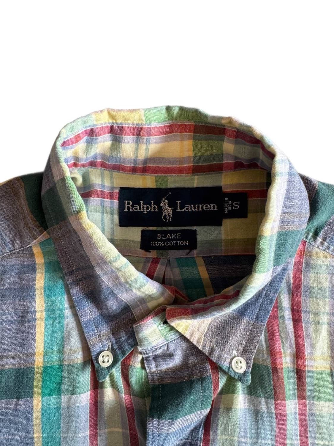 폴로 랄프로렌 버튼다운 체크 반팔셔츠 상품이미지4