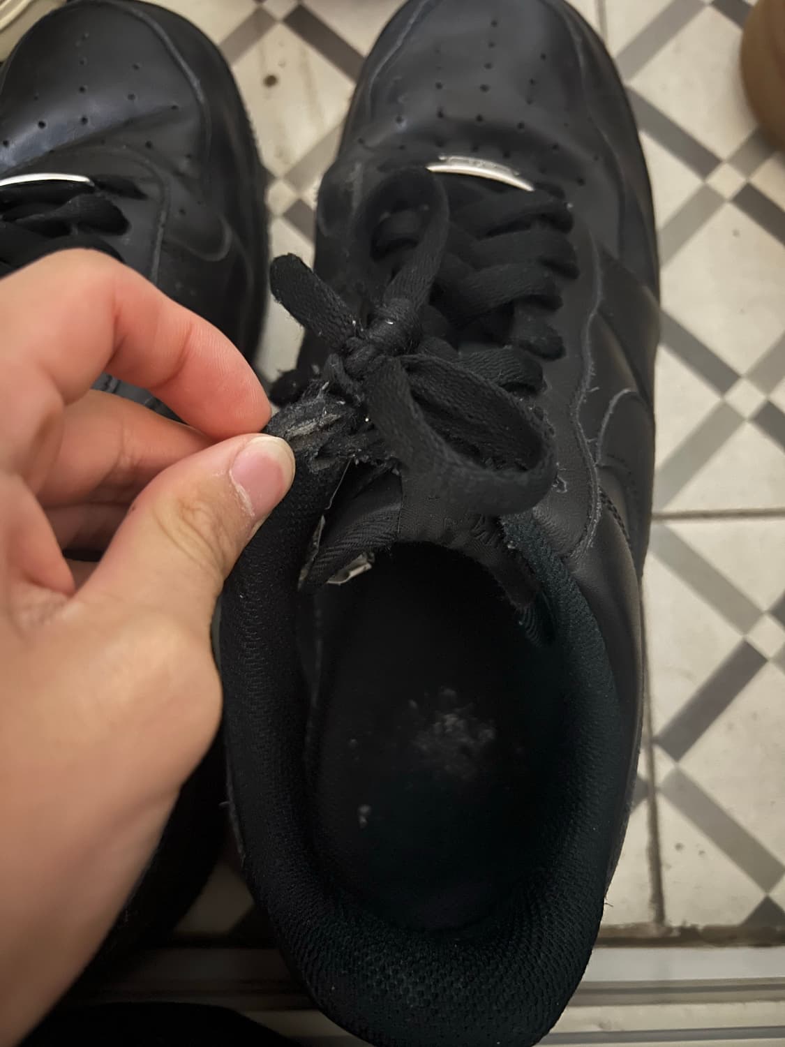 나이키 에어포스 블랙 265mm 상품이미지7