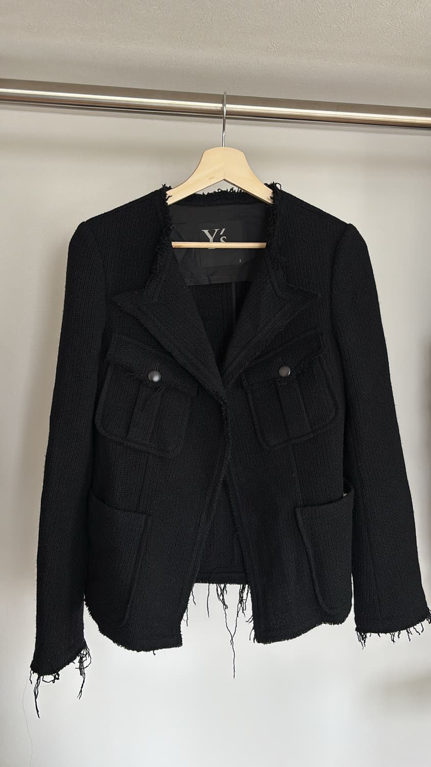 Y's Distressed Wool Jacket 상품이미지2